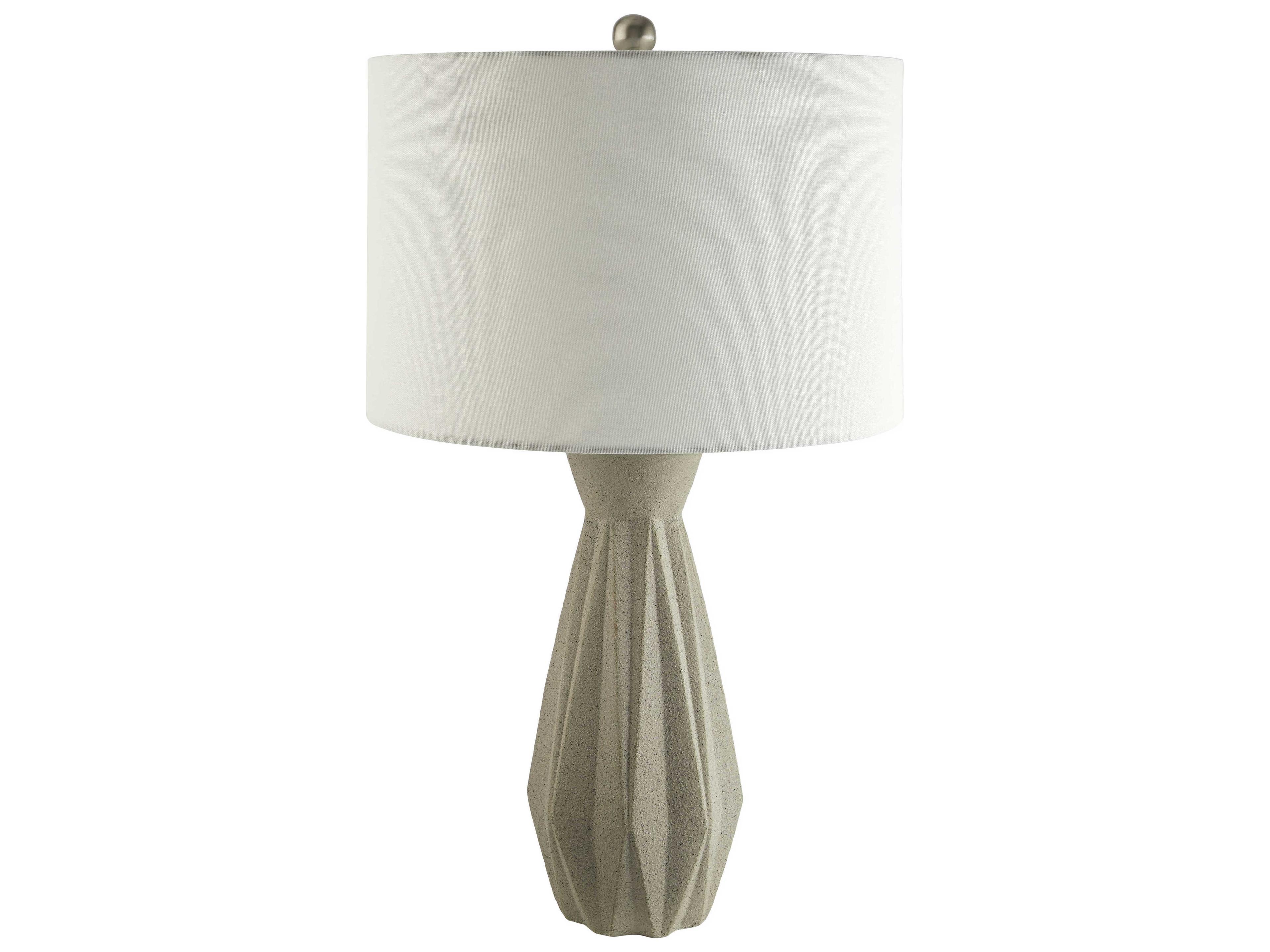 Octavio Gray Buffet Lamp