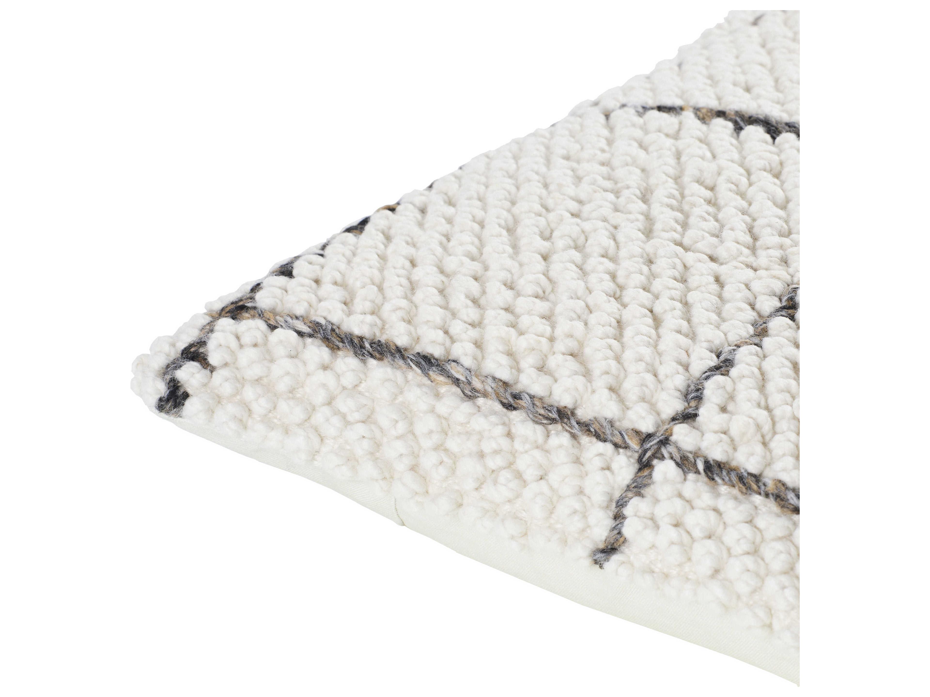 Surya Pane Off-White Pillow