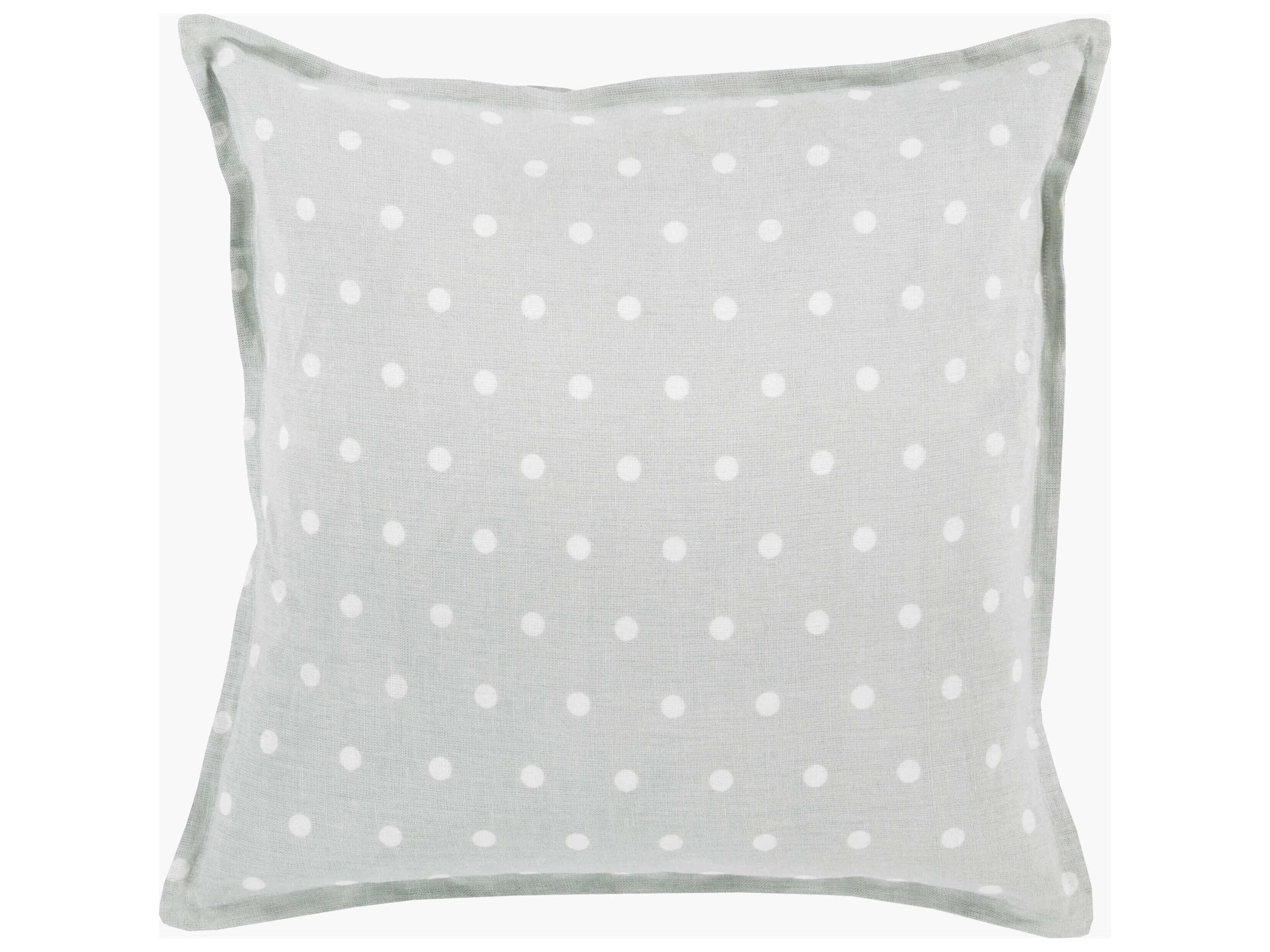 Polka Dot Slate Pillow