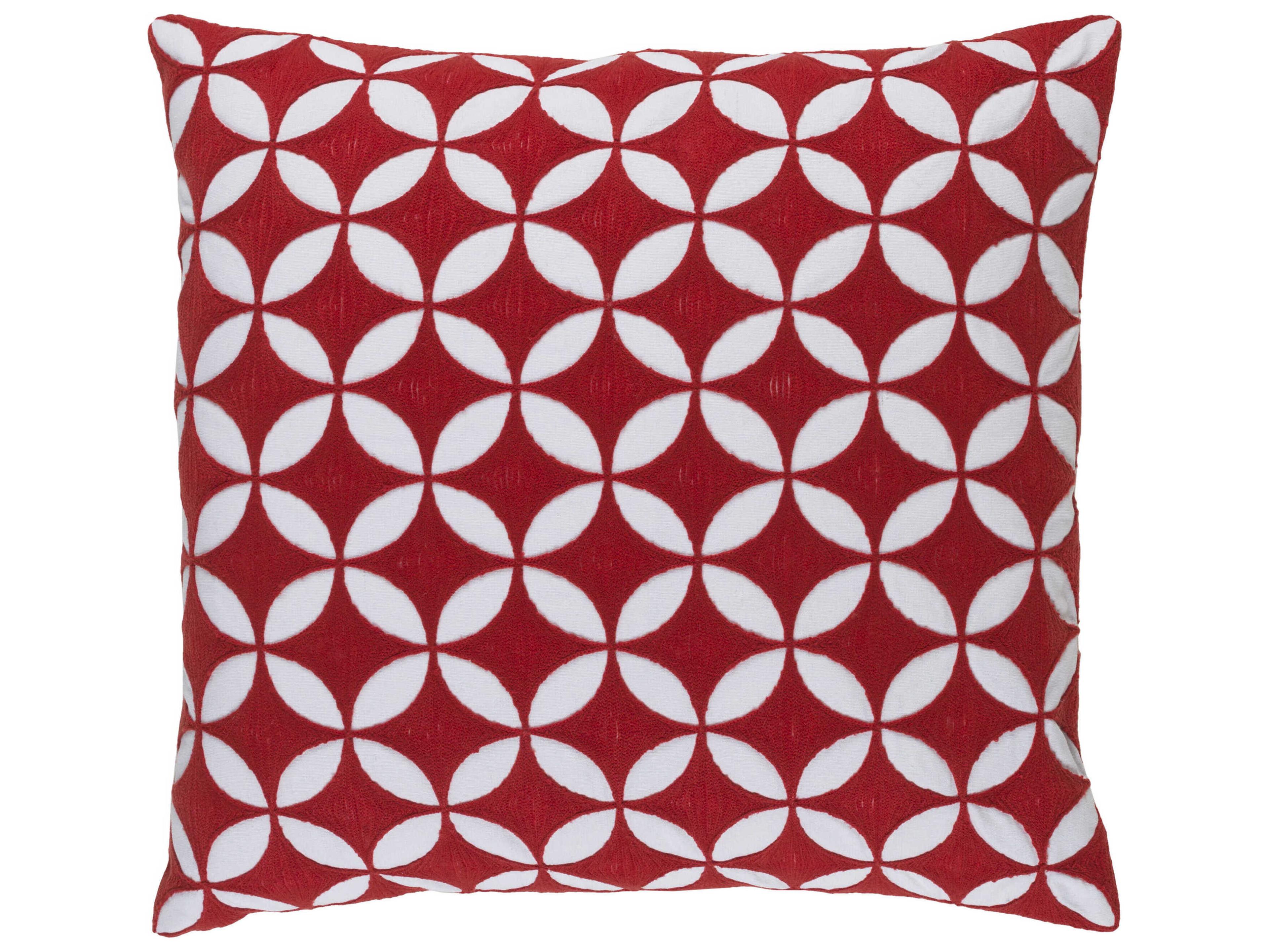 Perimeter Red Pillow