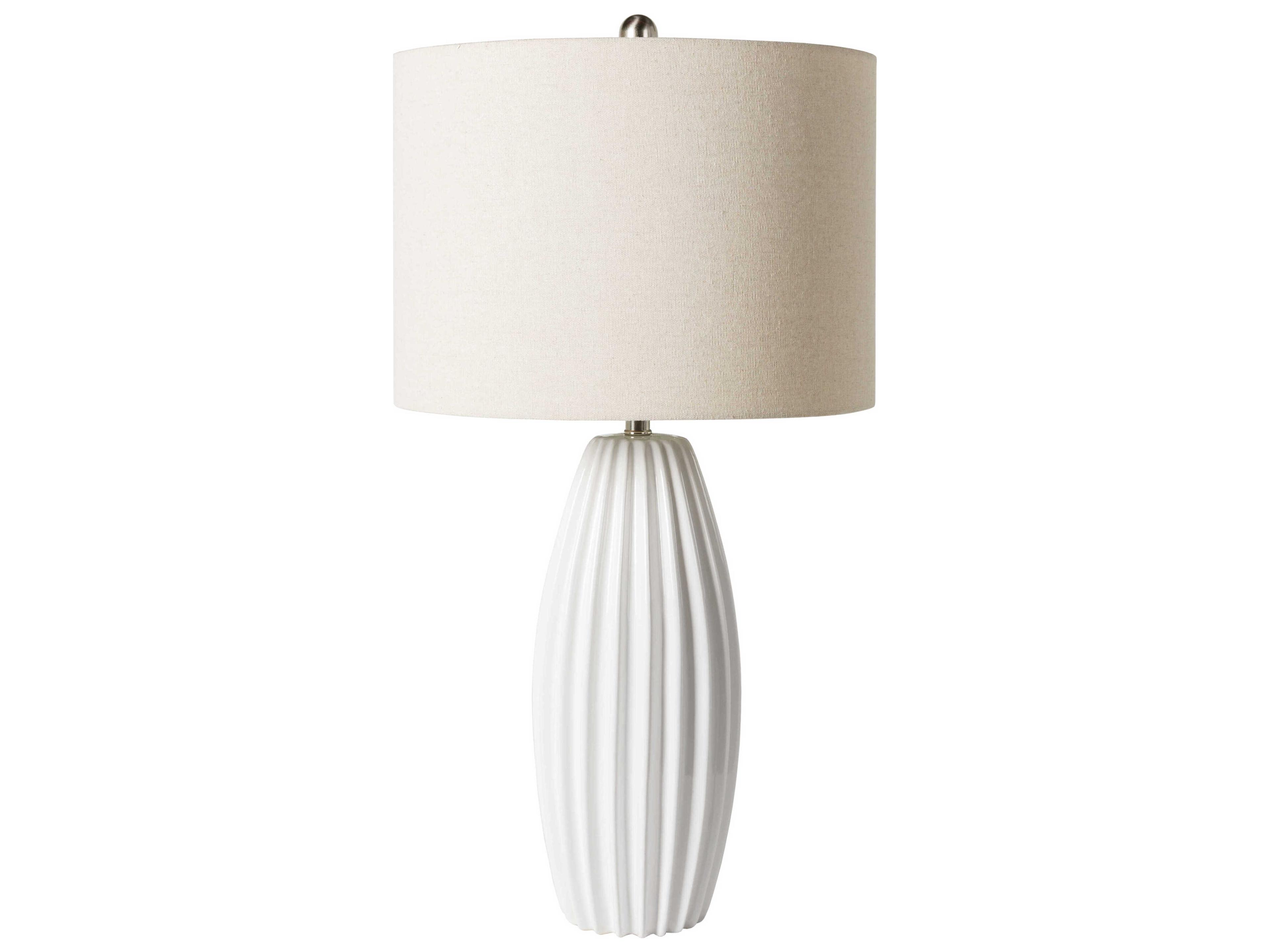 Pangong White Buffet Lamp