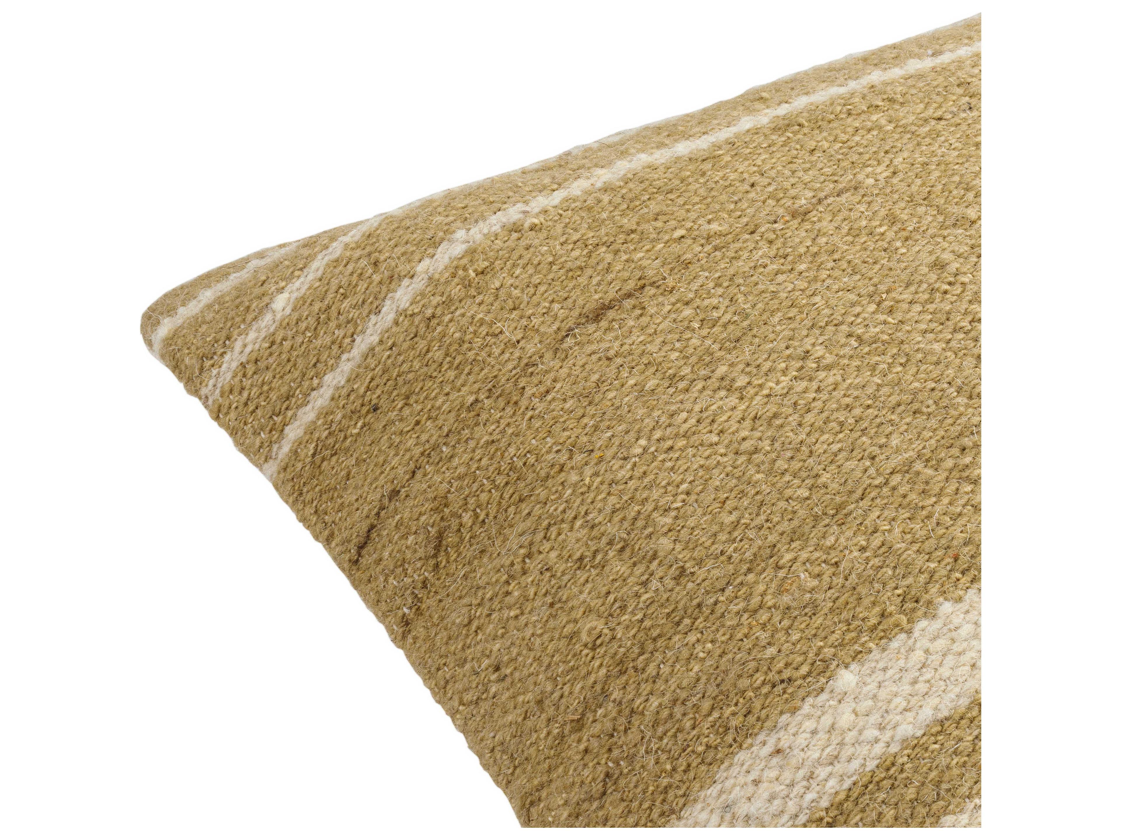 Surya Patrick Light Brown Pillow