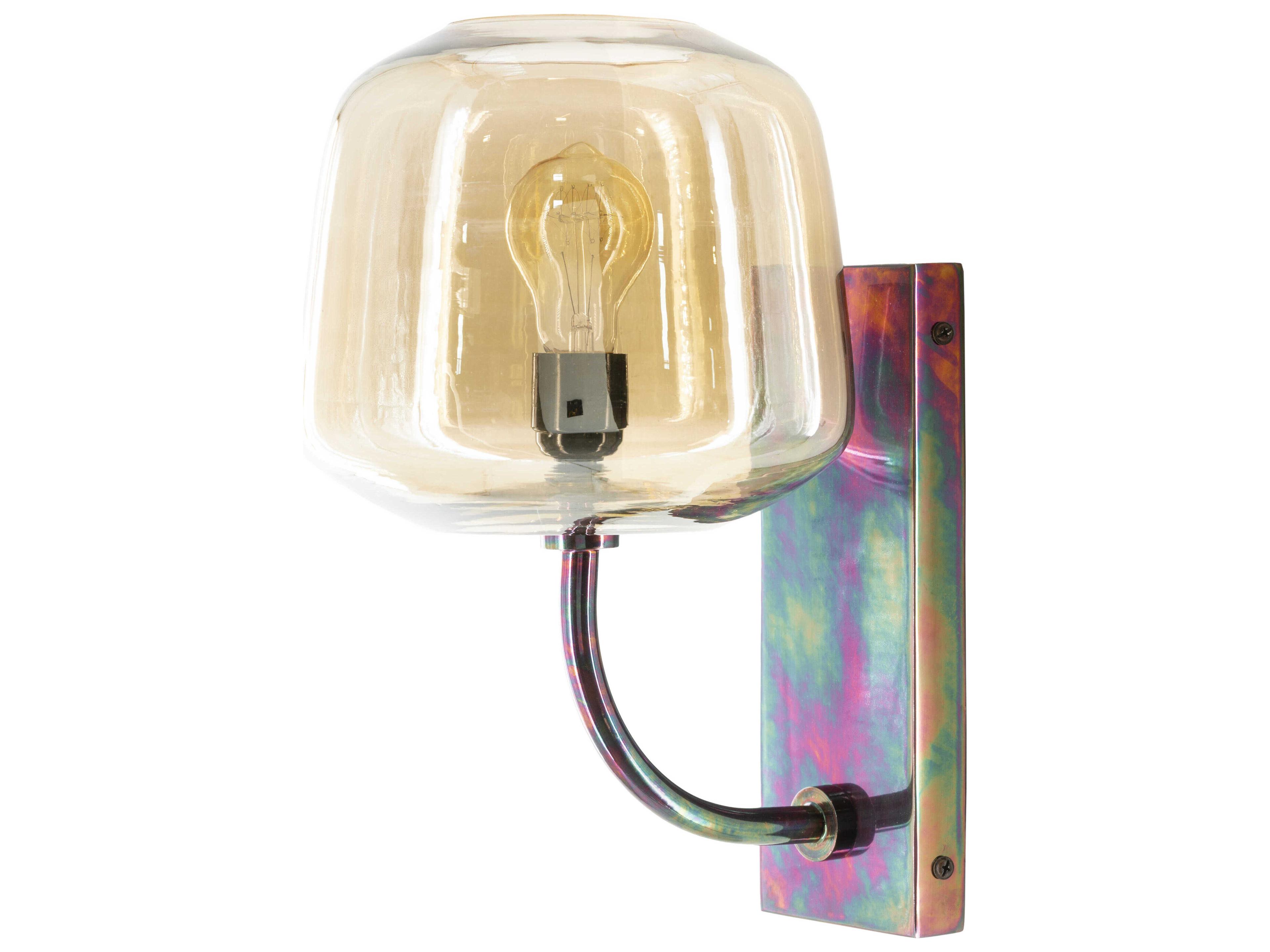 Surya Pavel 1-Light Metallic Bronze Wall Sconce