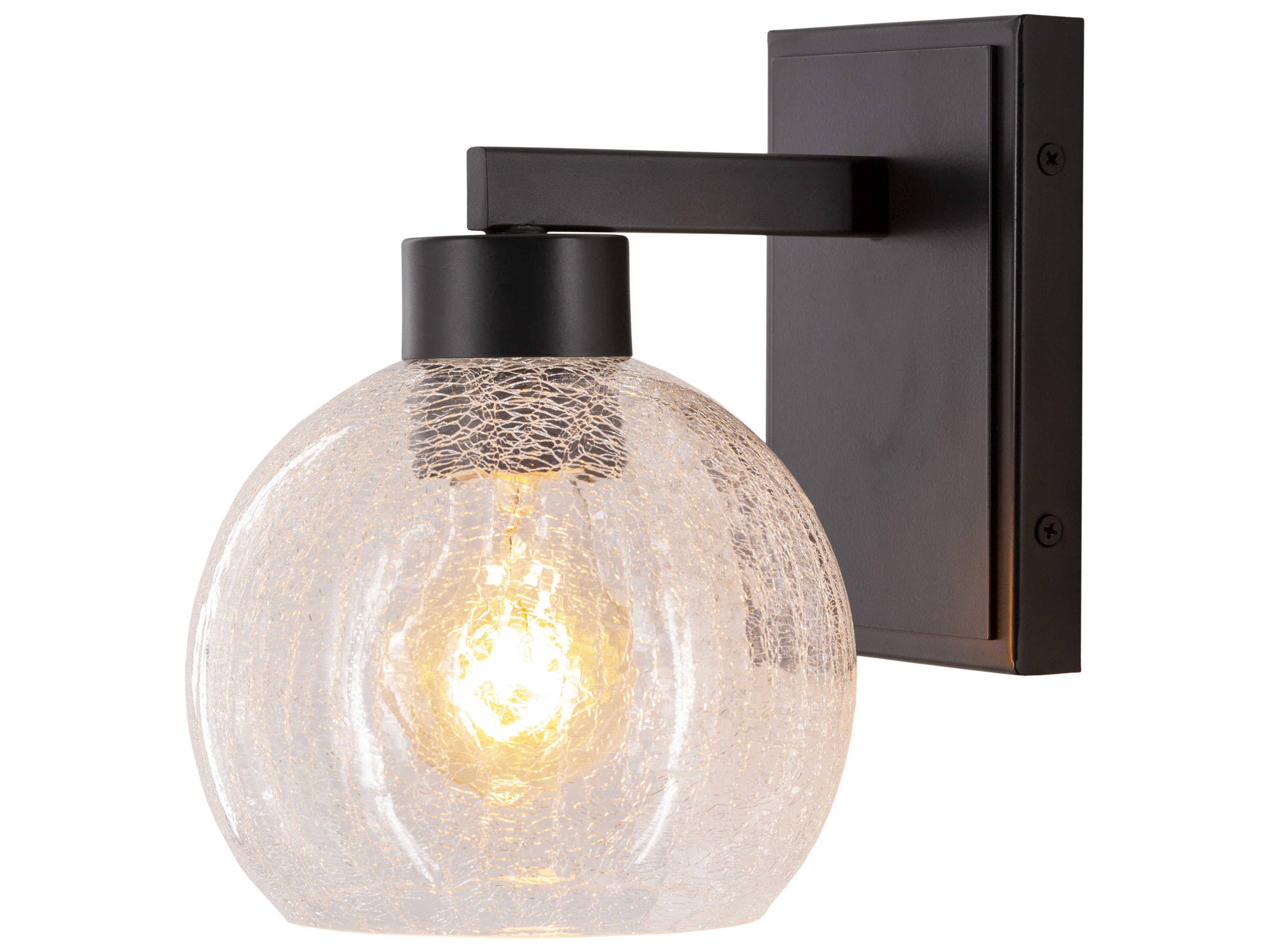 Surya Praed 1-Light Black Wall Sconce