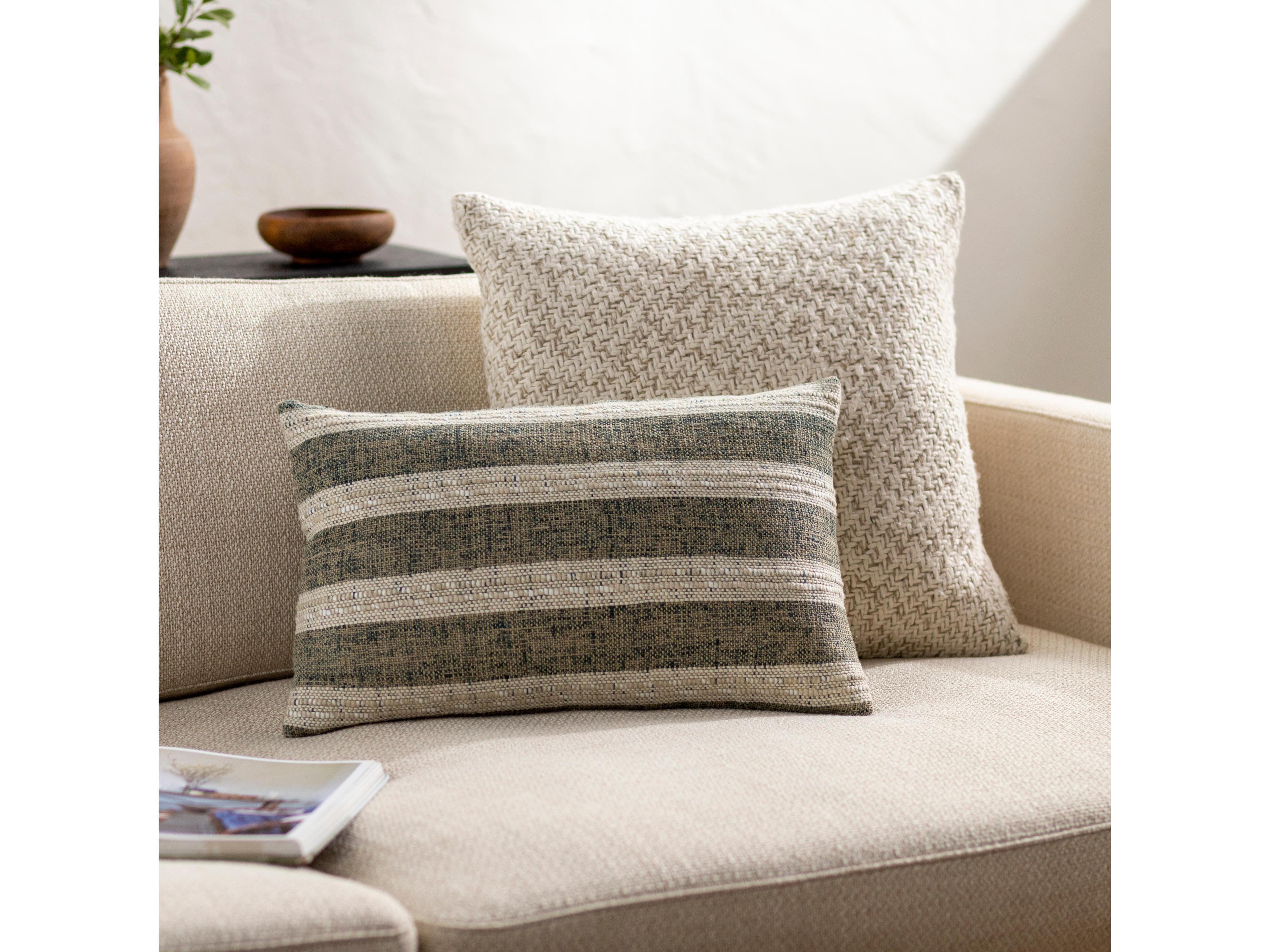 Surya Rafer Olive Green Pillow