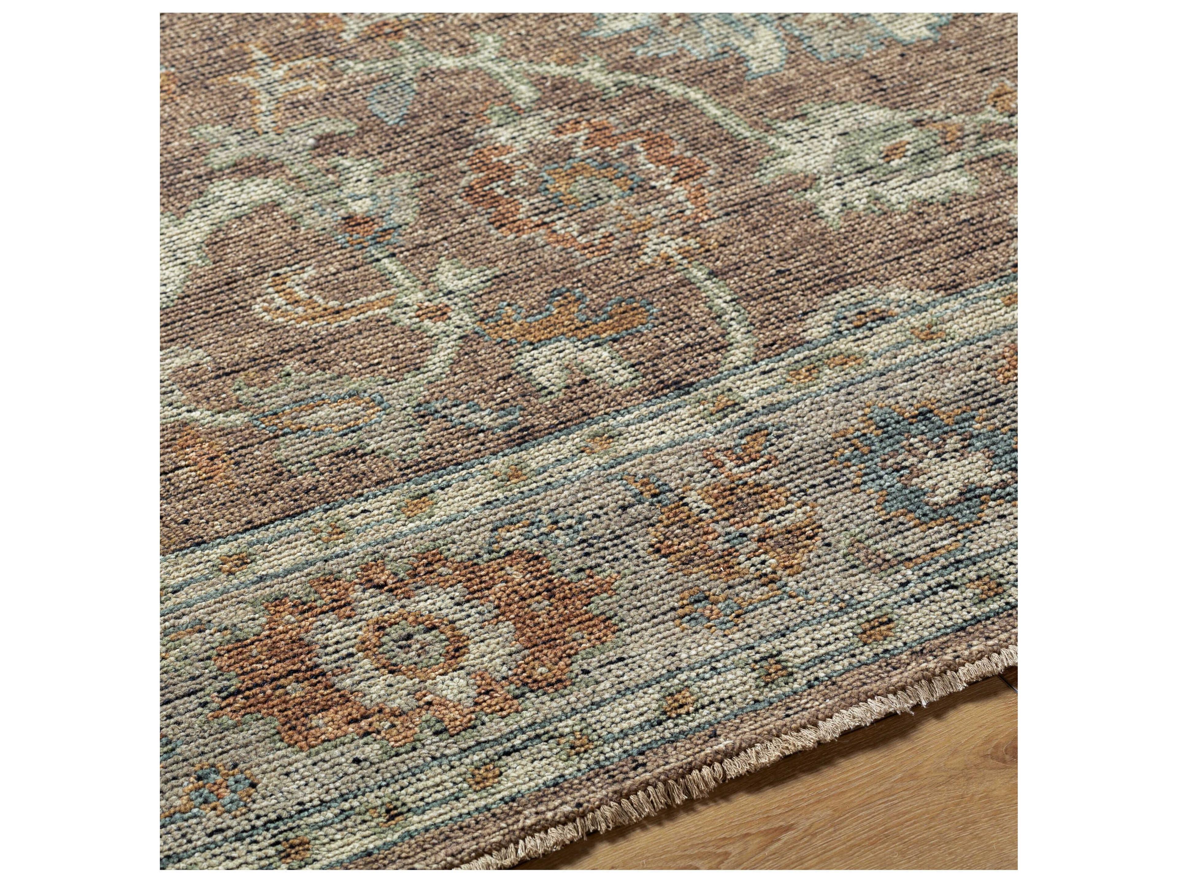Surya Reign Bordered Runner Area Rug