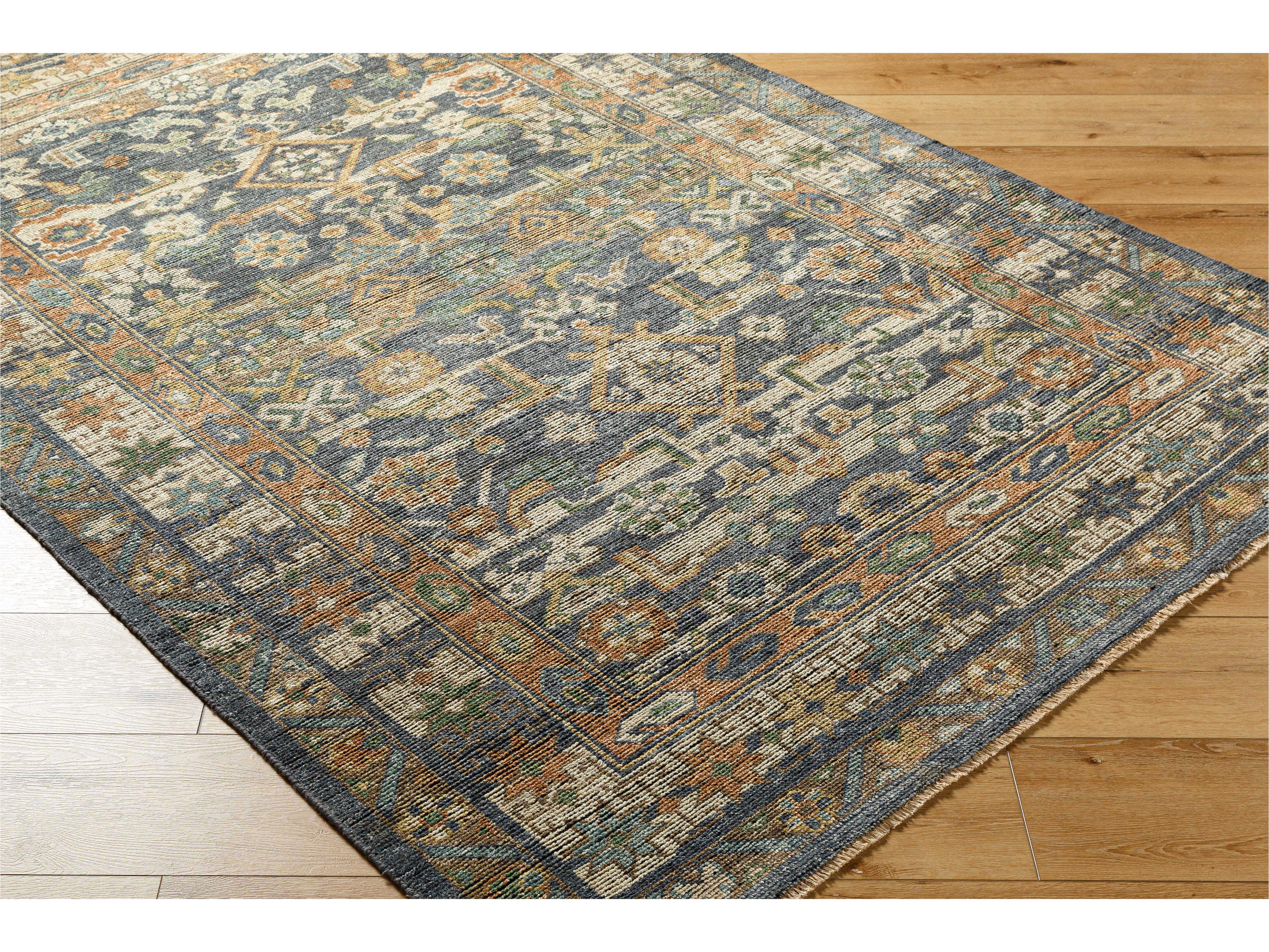 Surya Reign Bordered Runner Area Rug