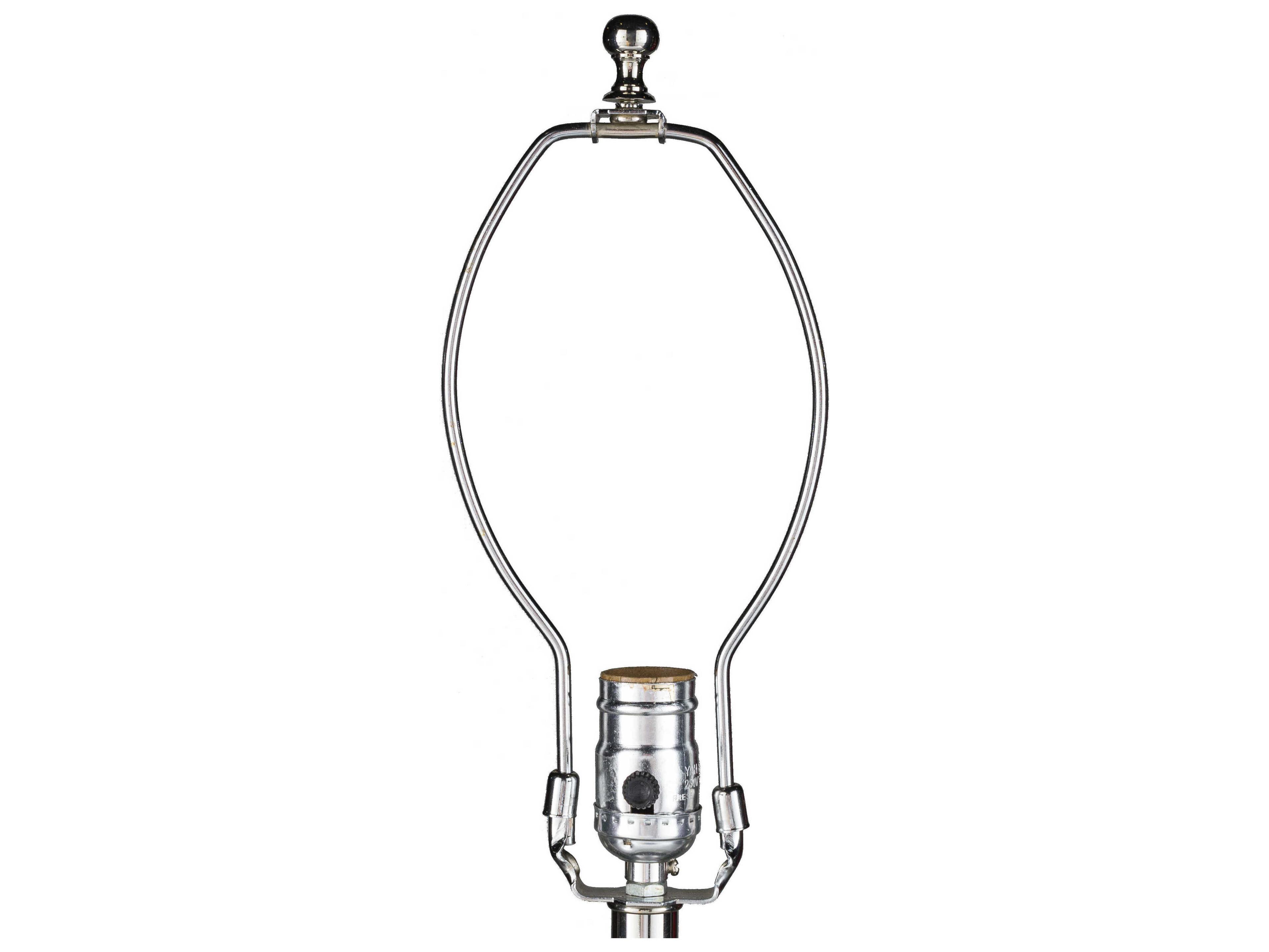 Surya Reilly Taupe Ivory Linen Gray Buffet Lamp