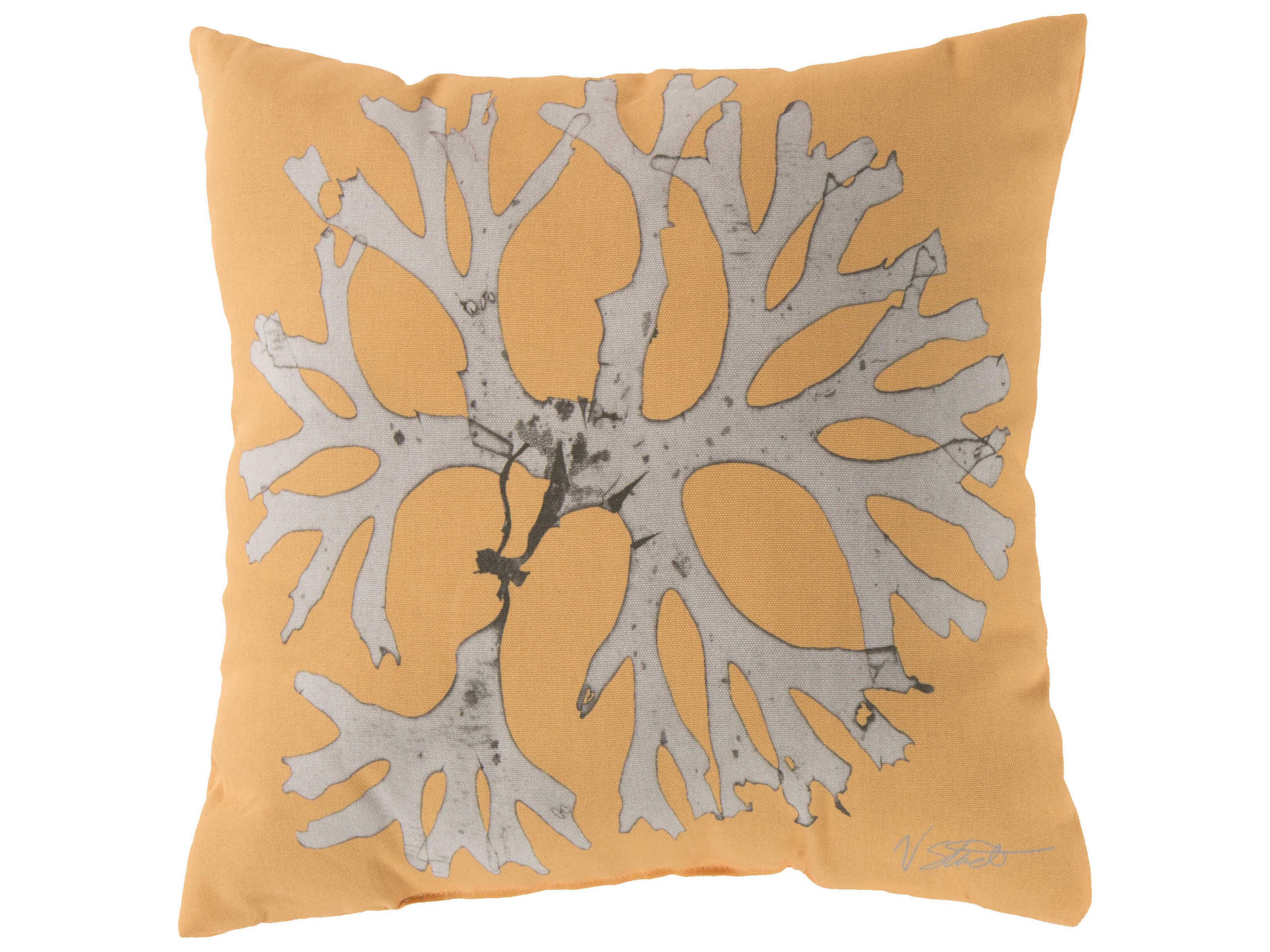 Rain Yellow Pillow