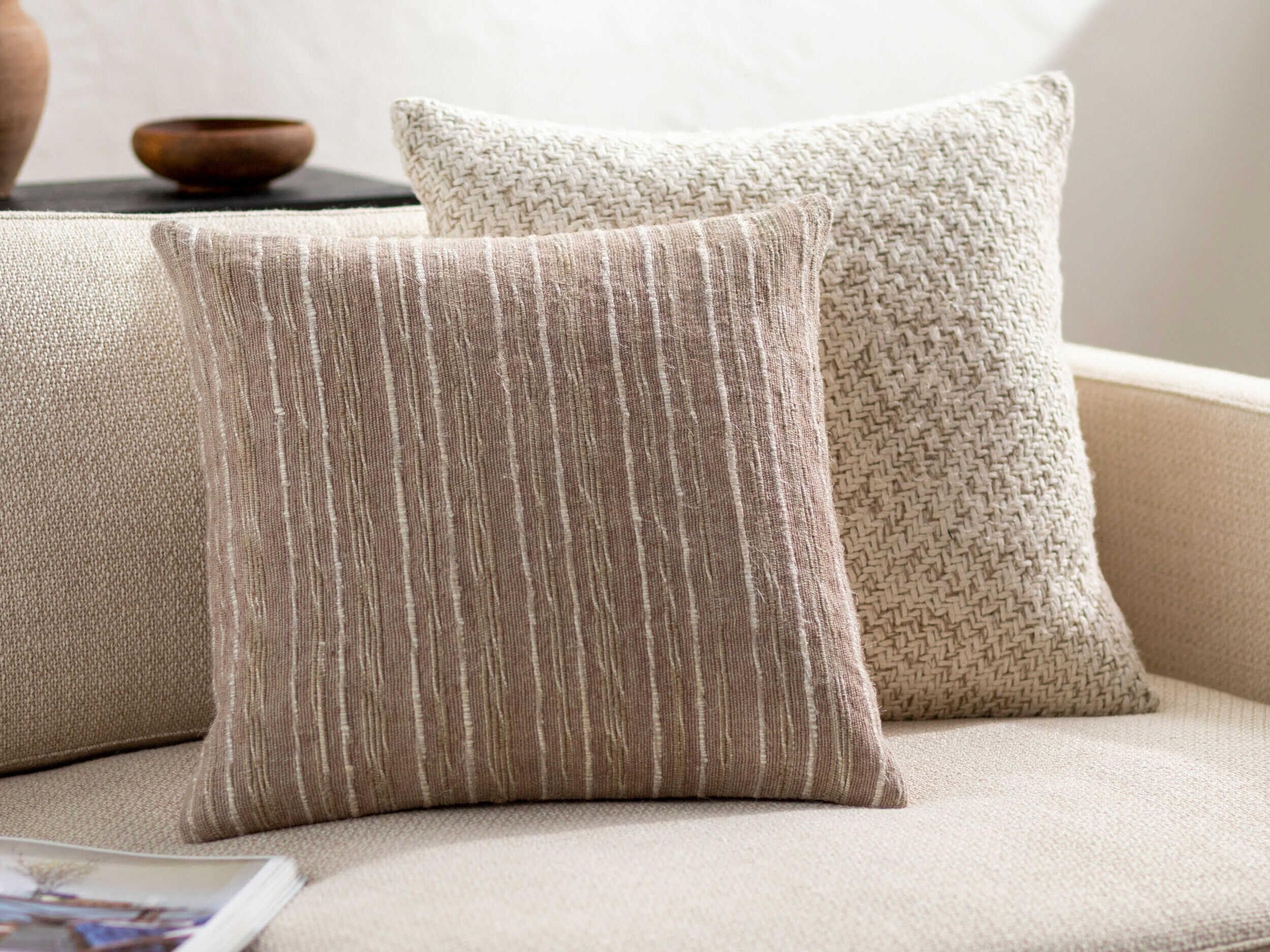 Surya Ragnar Beige Pillow