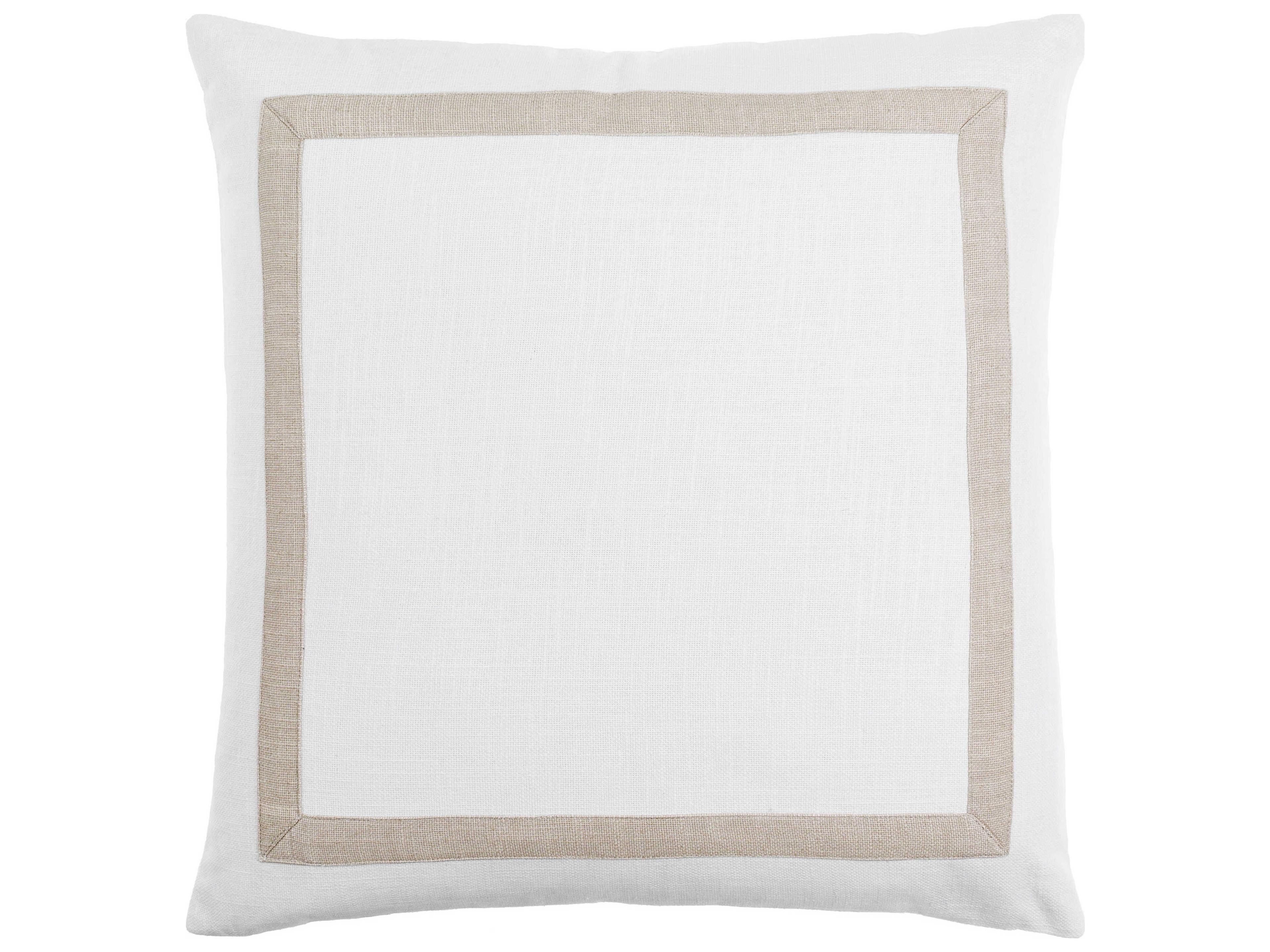 Ritzy White Sandstone Pillow