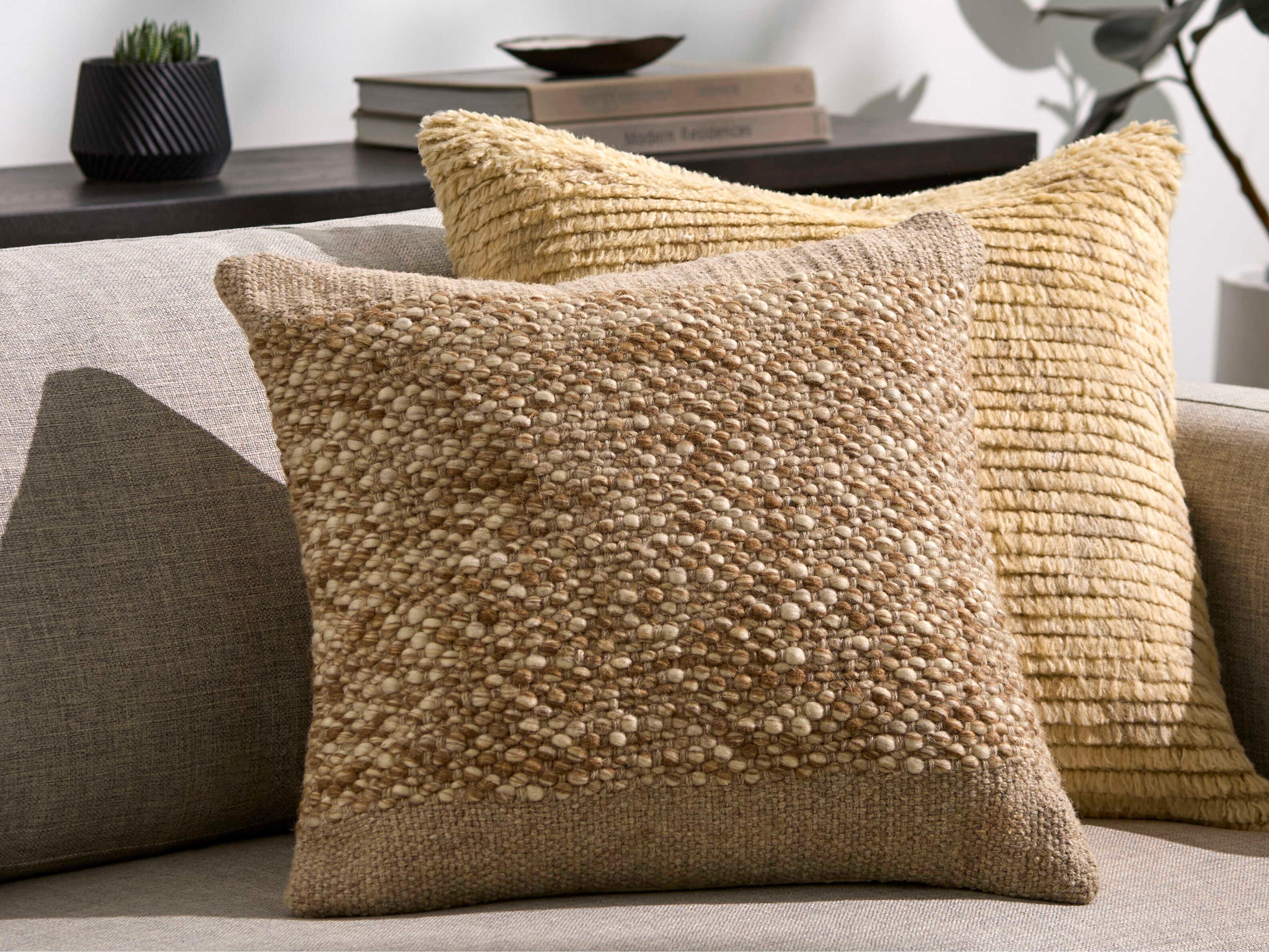 Surya Rukmini Ivory Pillow