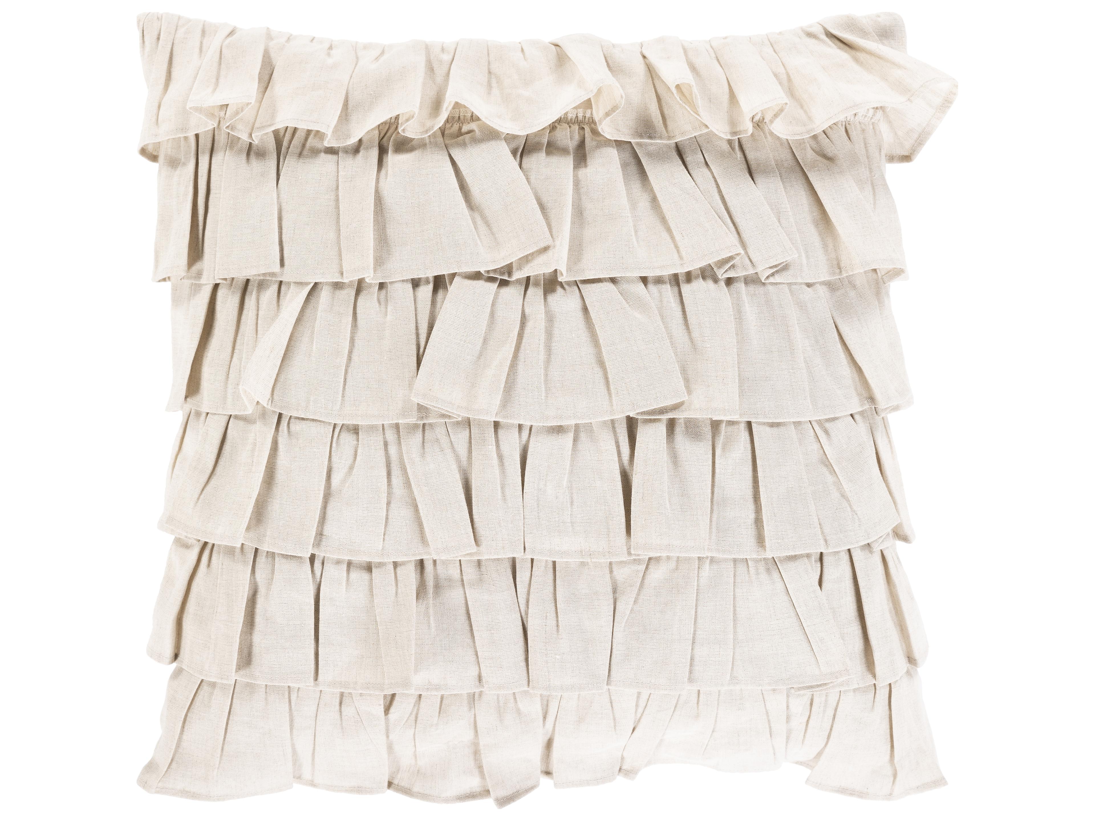 Ruffle Oatmeal Pillow