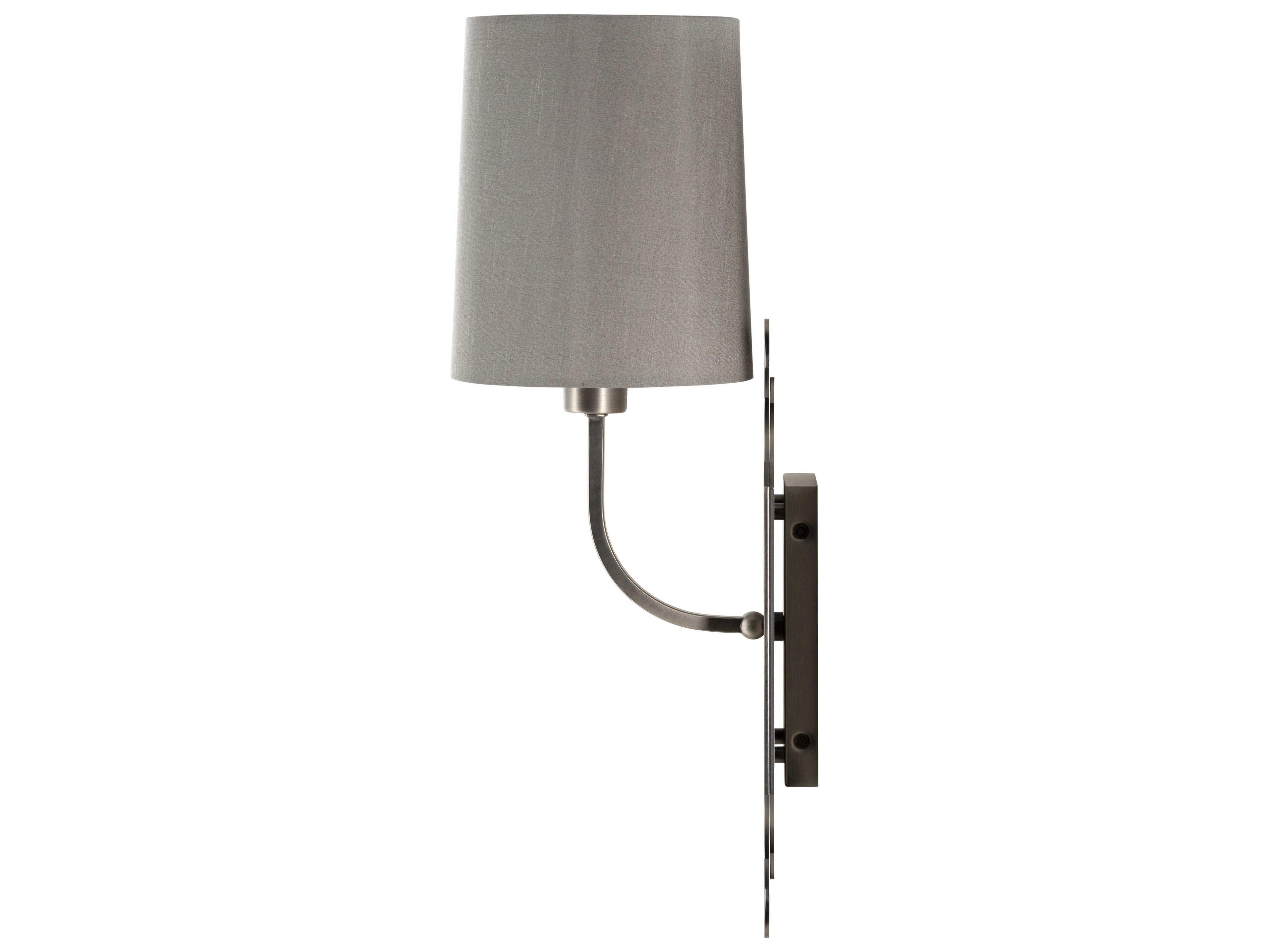 Surya Roxy 1-Light Metallic Pewter Wall Sconce