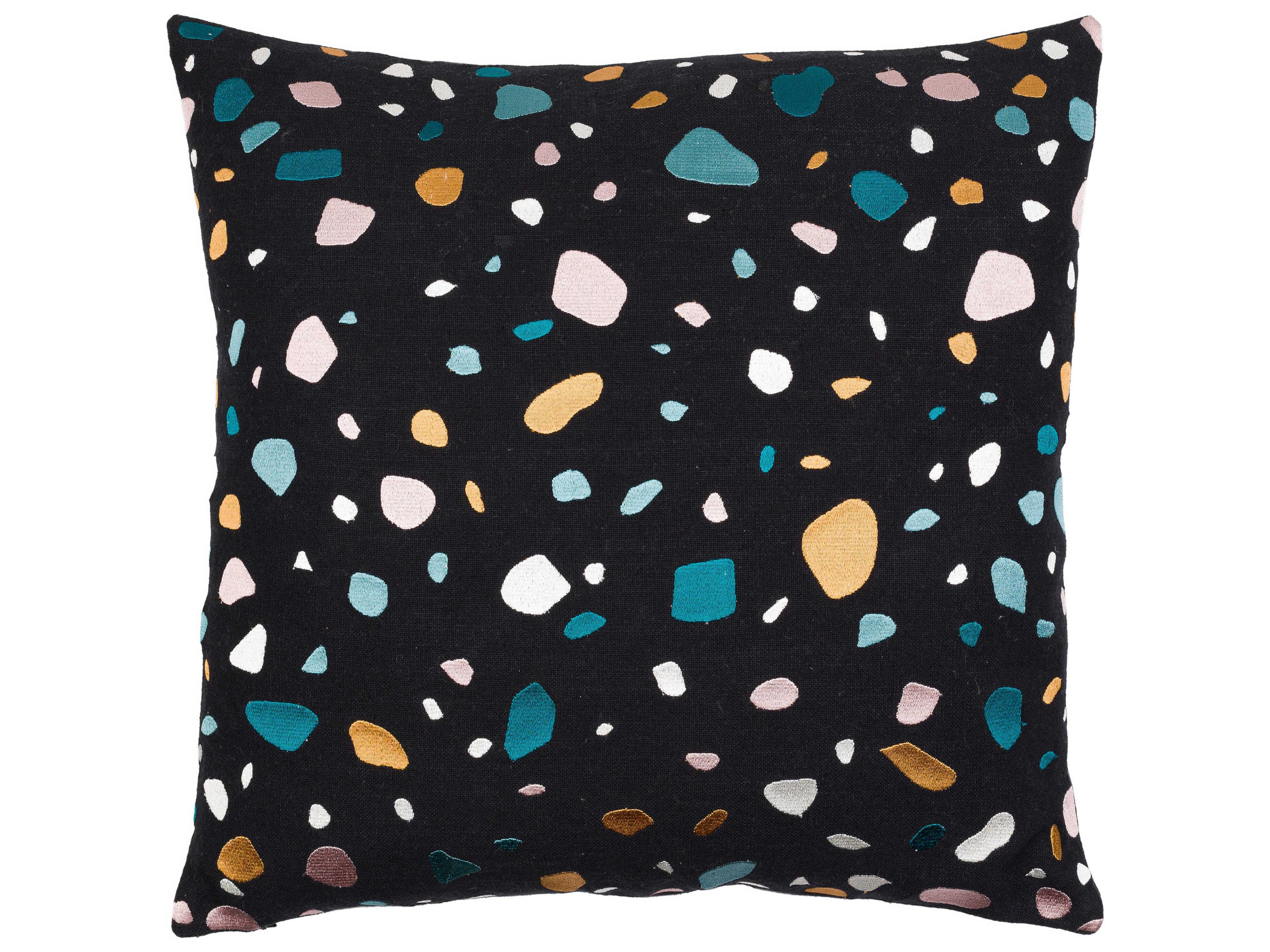 Surya Terra Black / Ivory / Camel Pillow