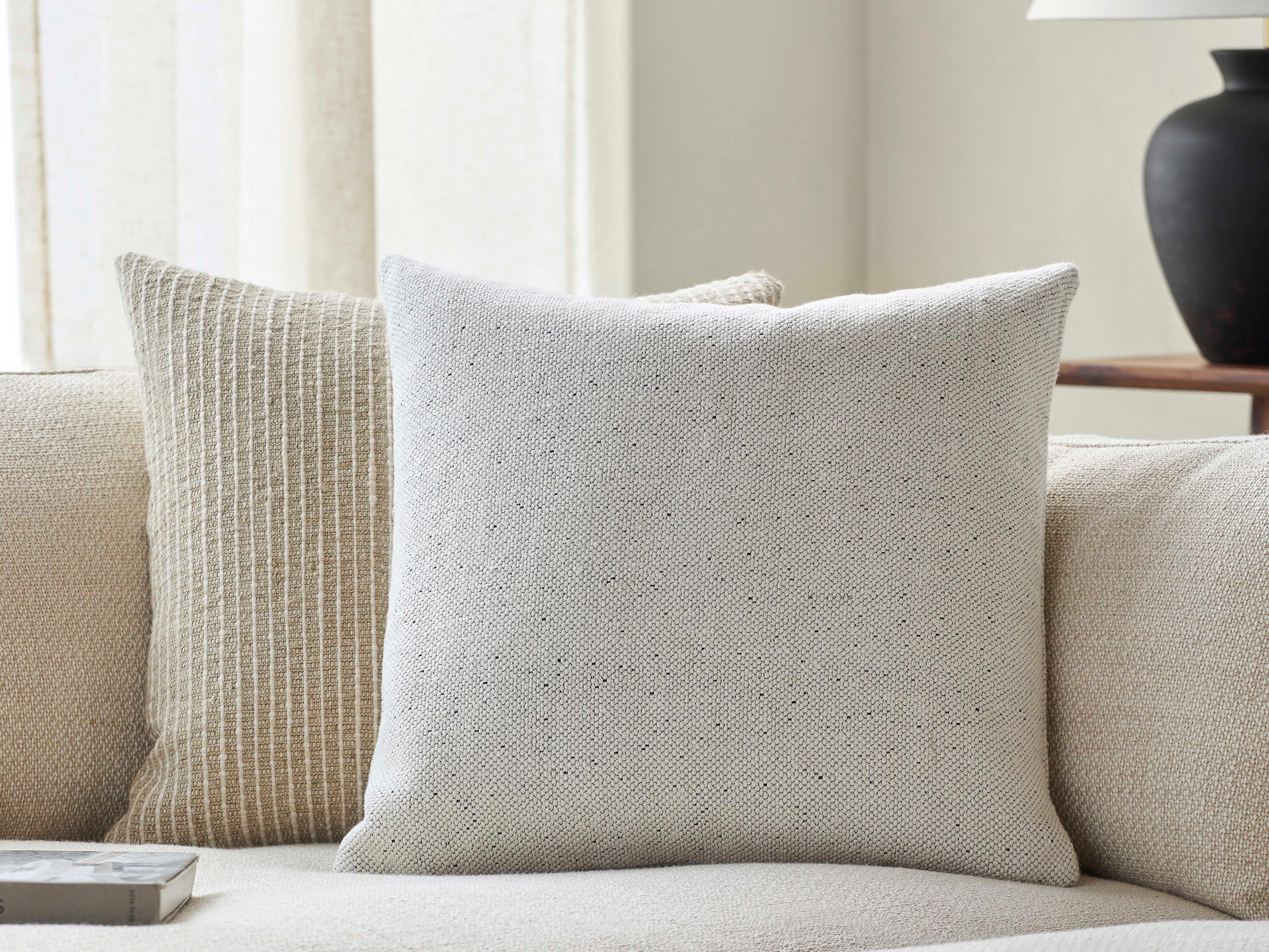 Surya Artisanal Black Pillow