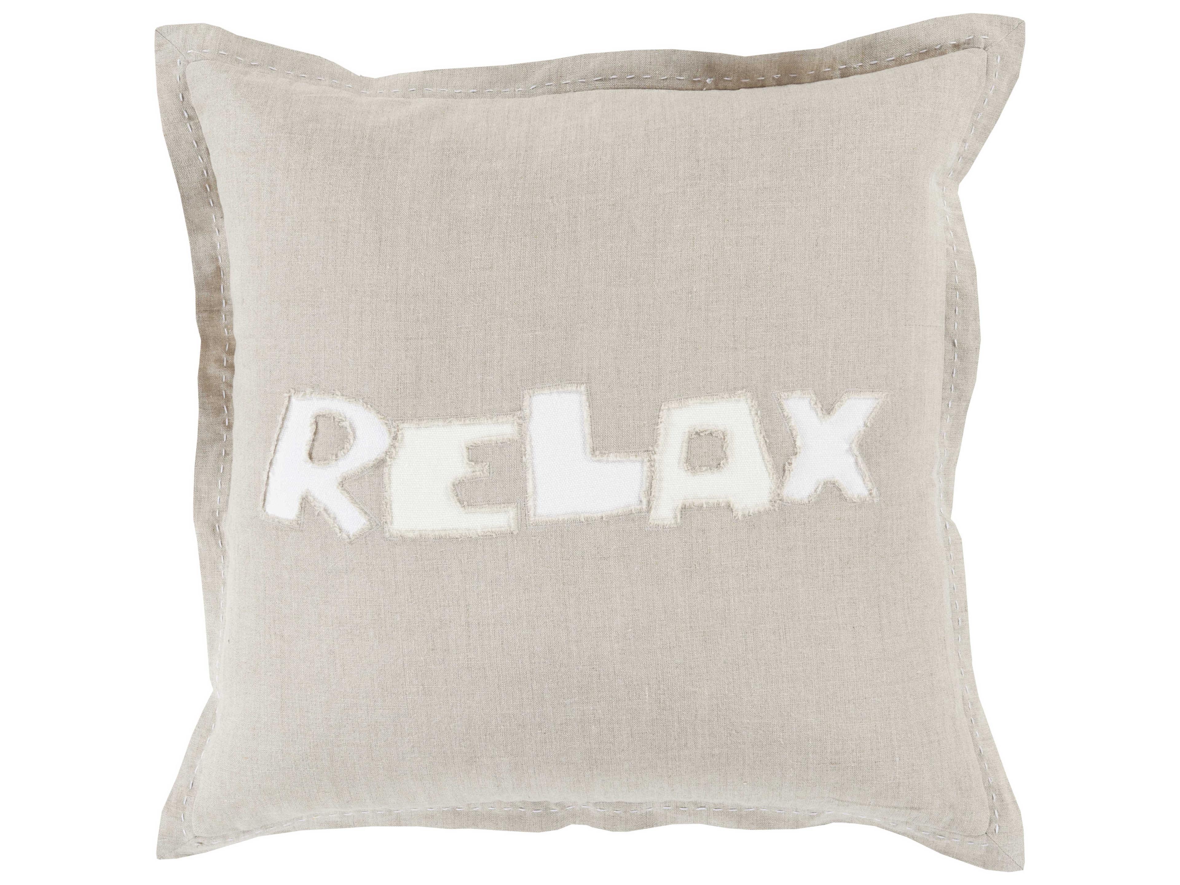 Surya Relax White Pillow
