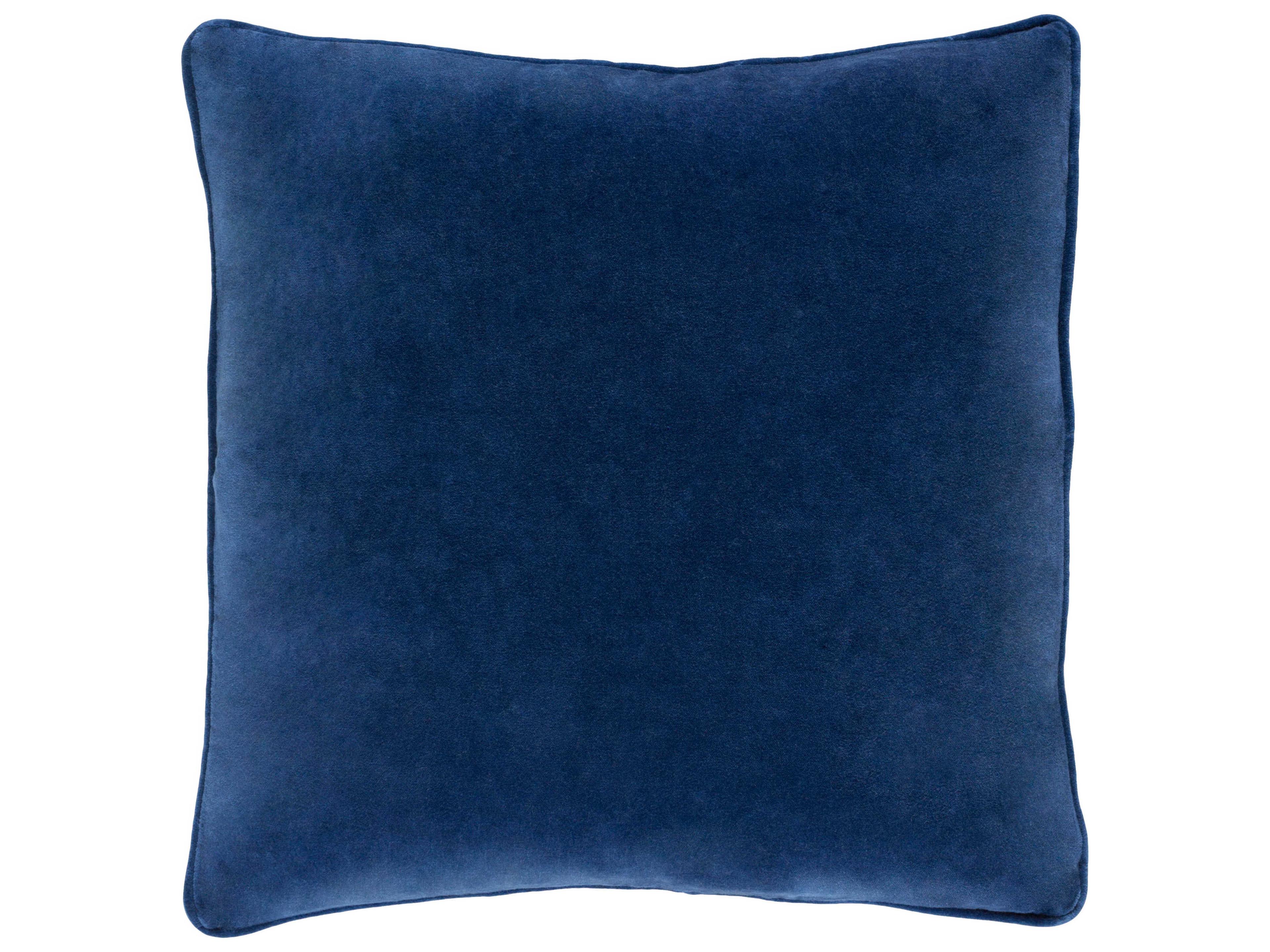 Safflower Navy Pillow