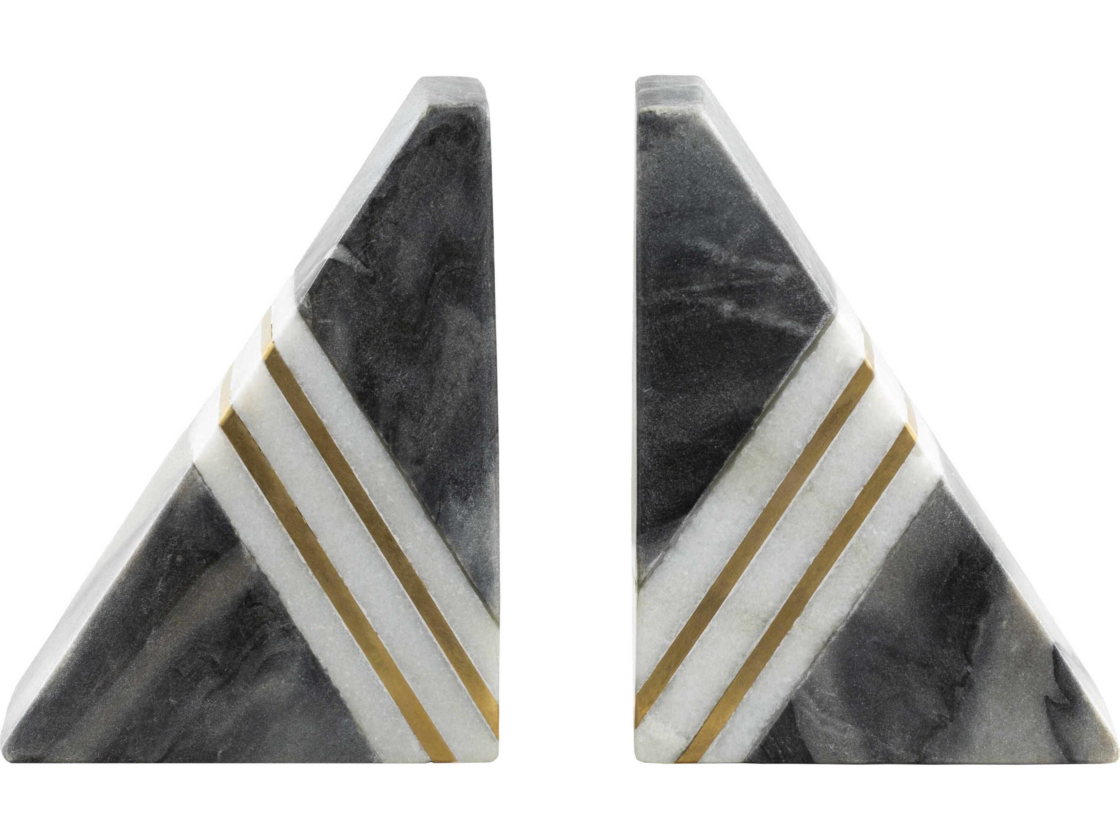 Surya Slate Gray Bookends