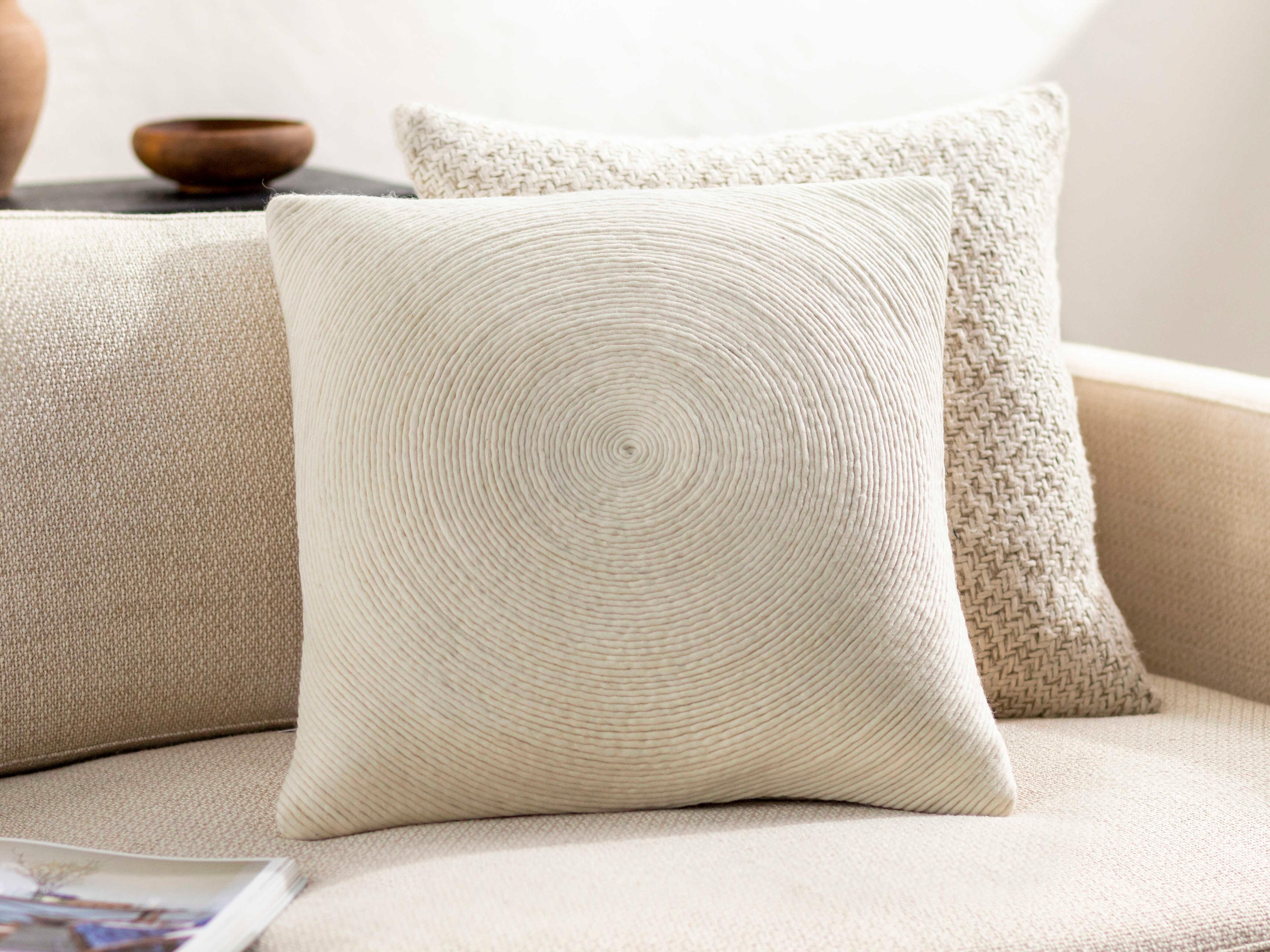 Surya Sequence Ivory Pillow