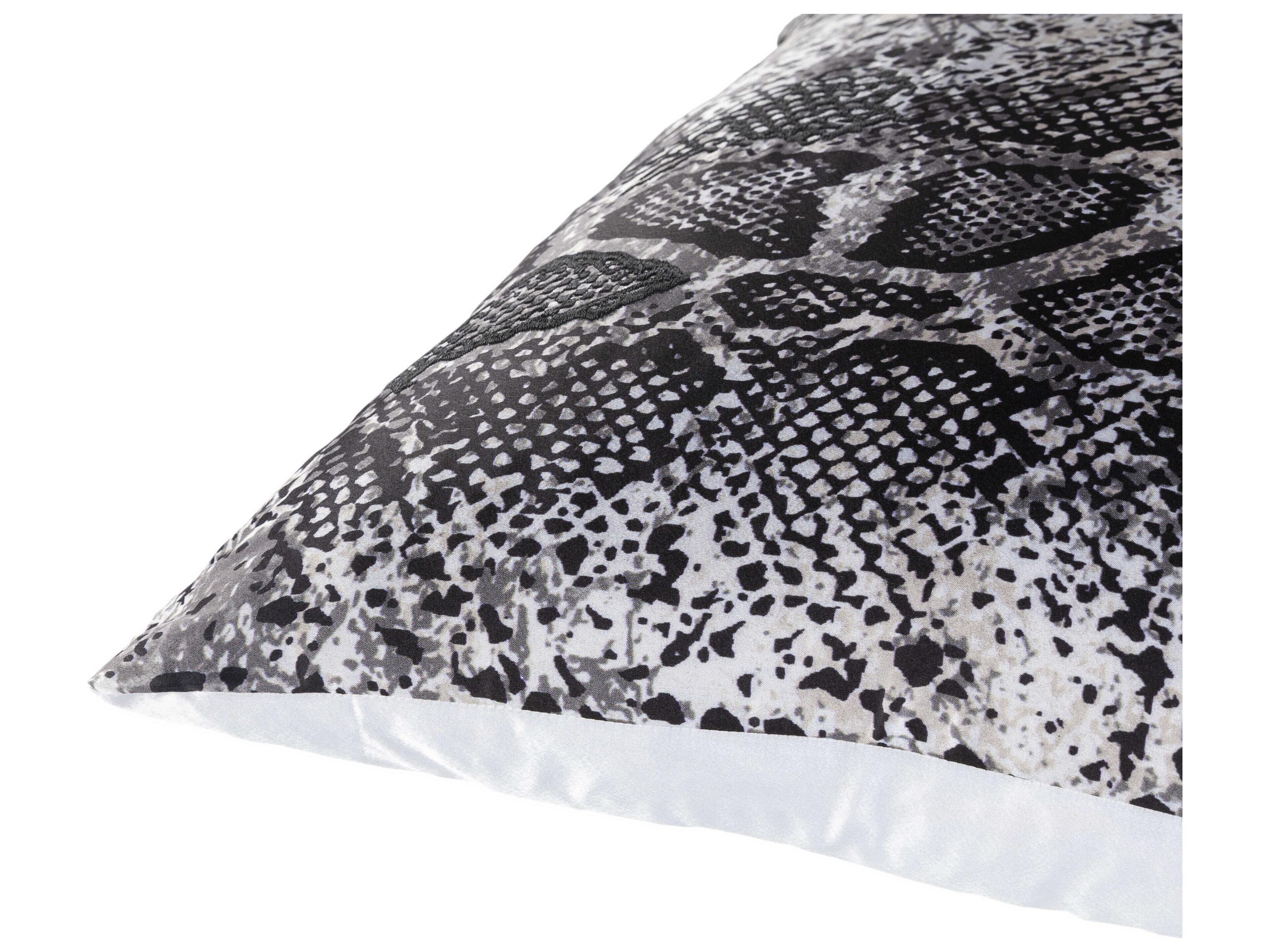 Surya Safari Black Pillow