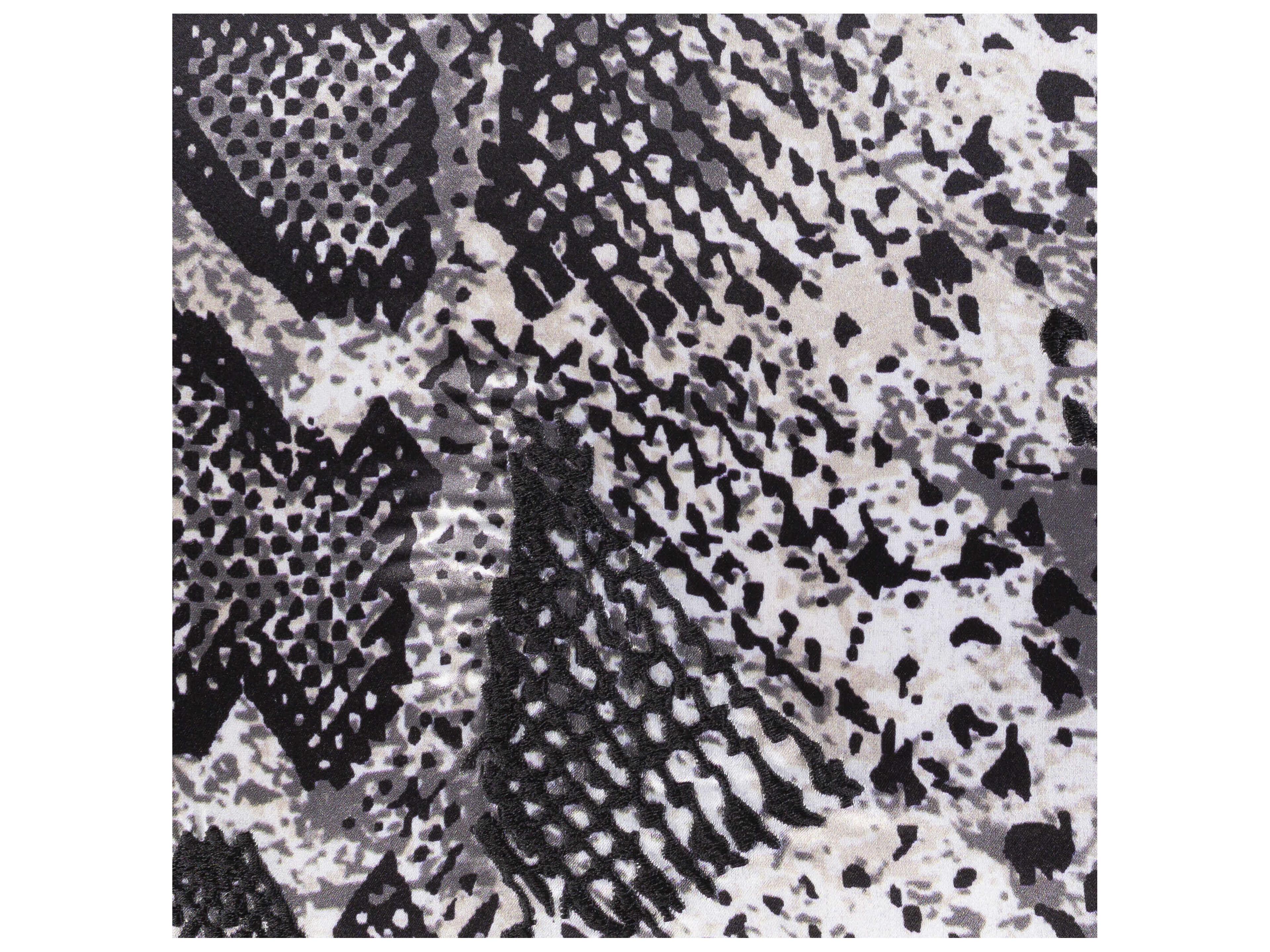 Surya Safari Black Pillow