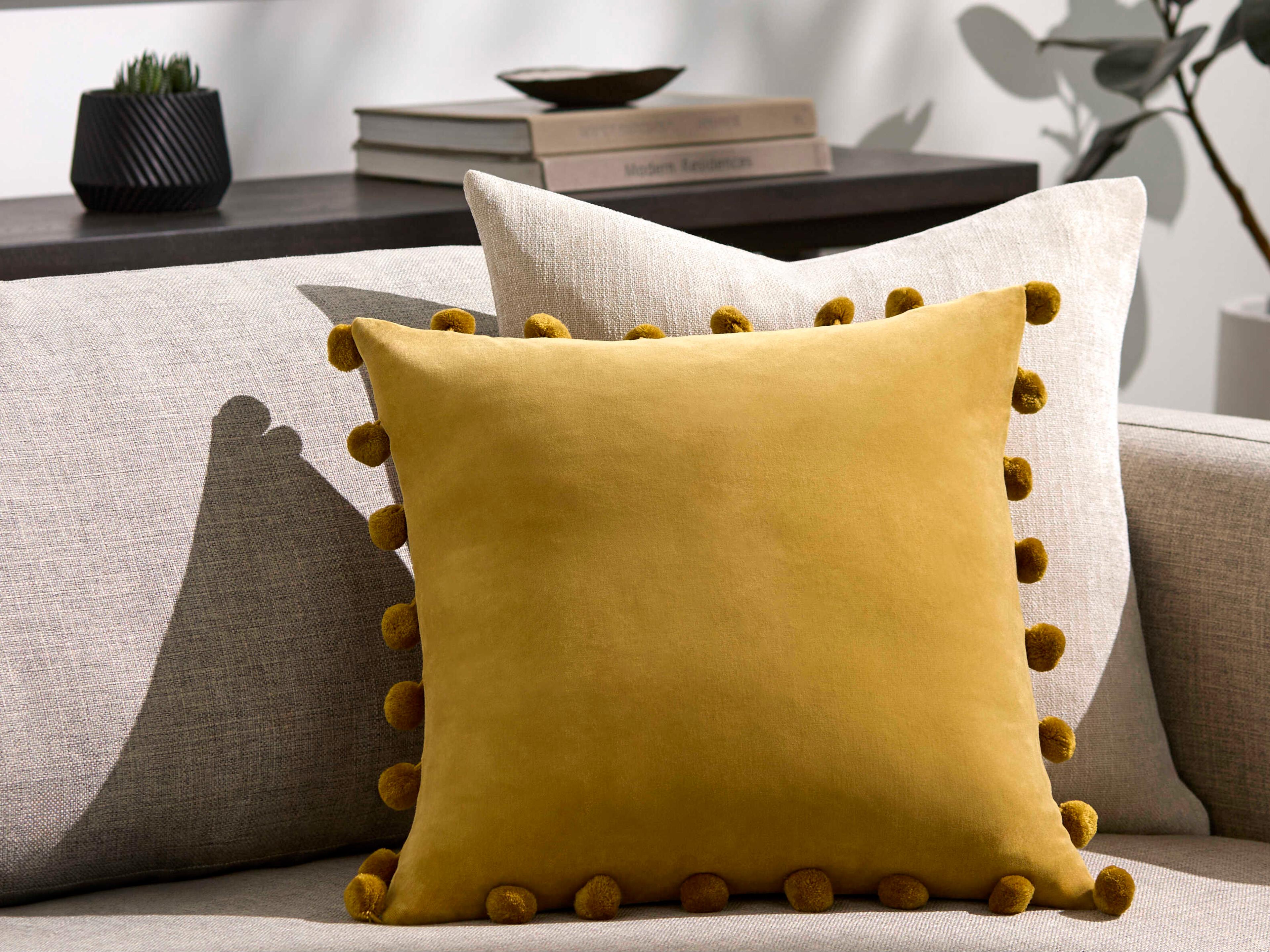 Surya Serengeti Goldenrod Pillow
