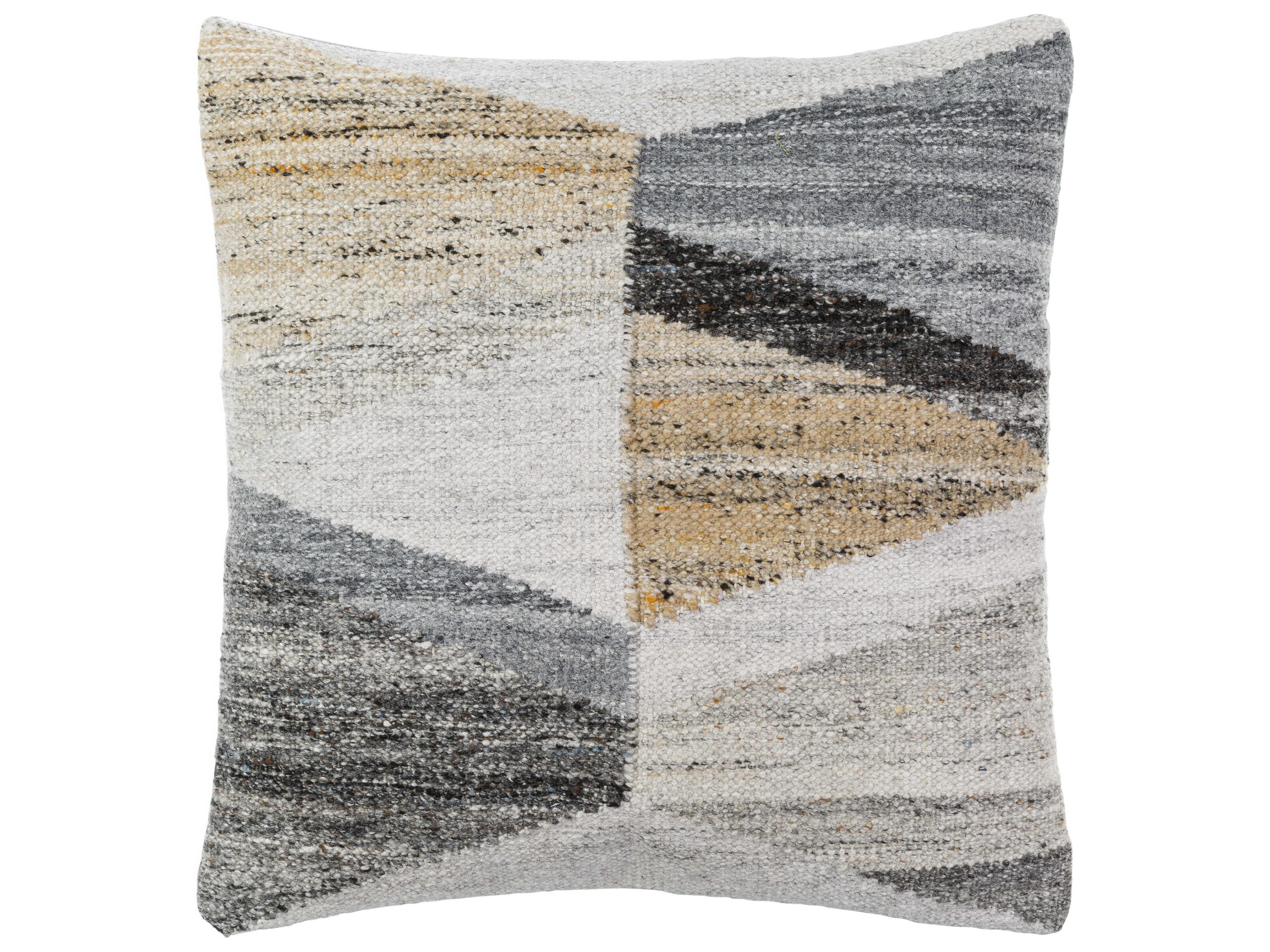 Shinola Light Gray Pillow