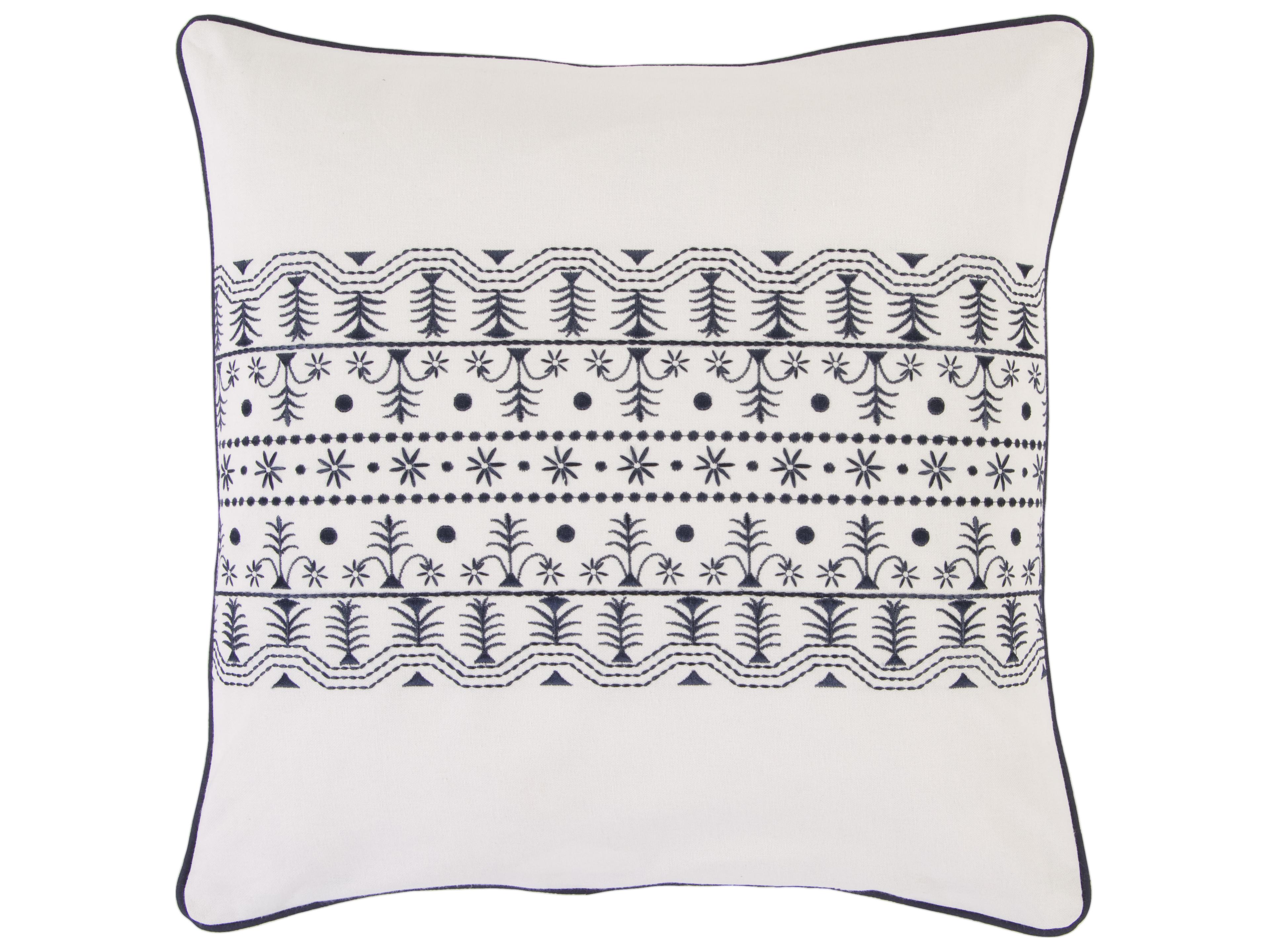 Surya Decorative Off-White Pillow
