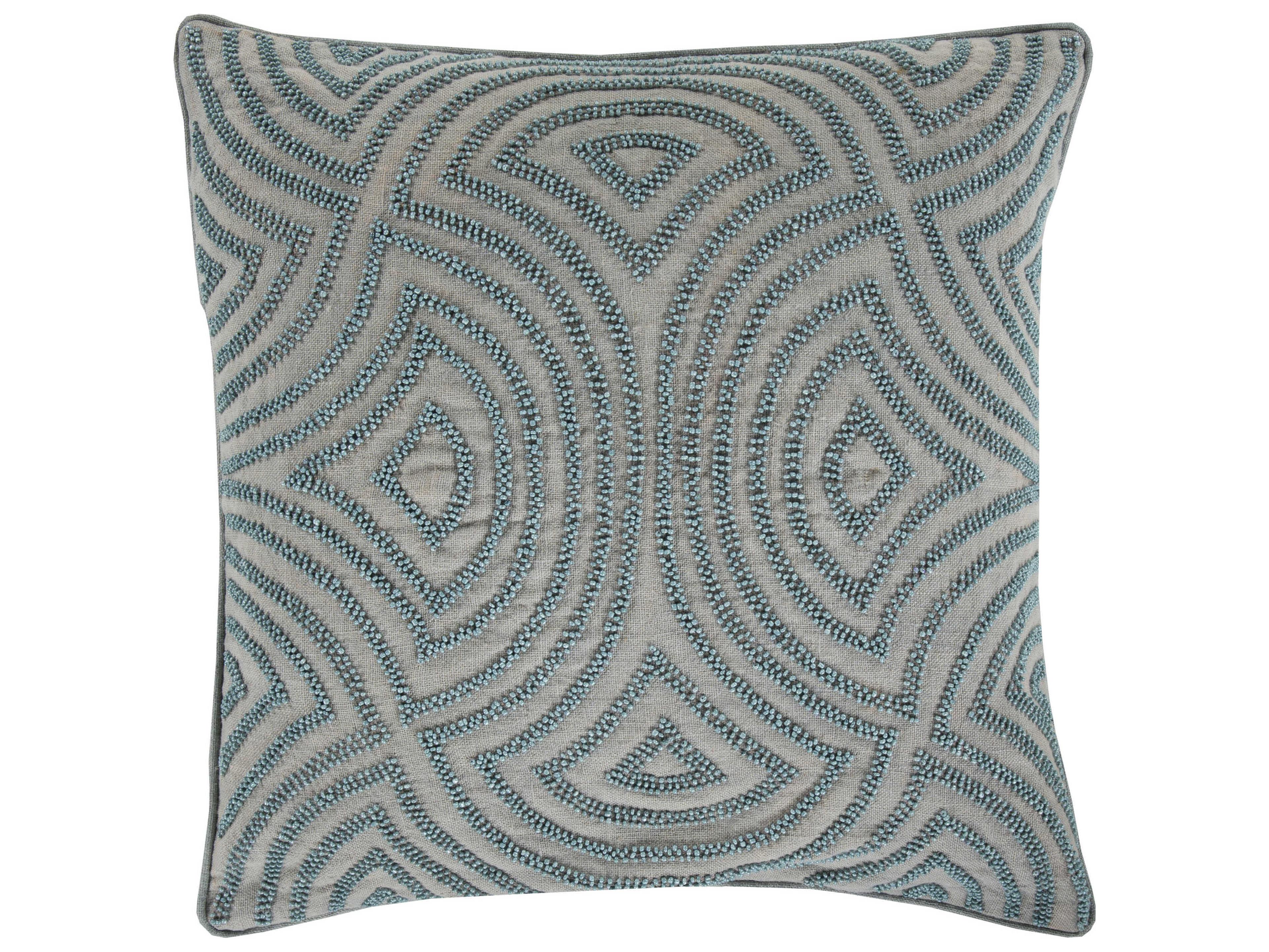Skinny Dip Ice Blue Pillow