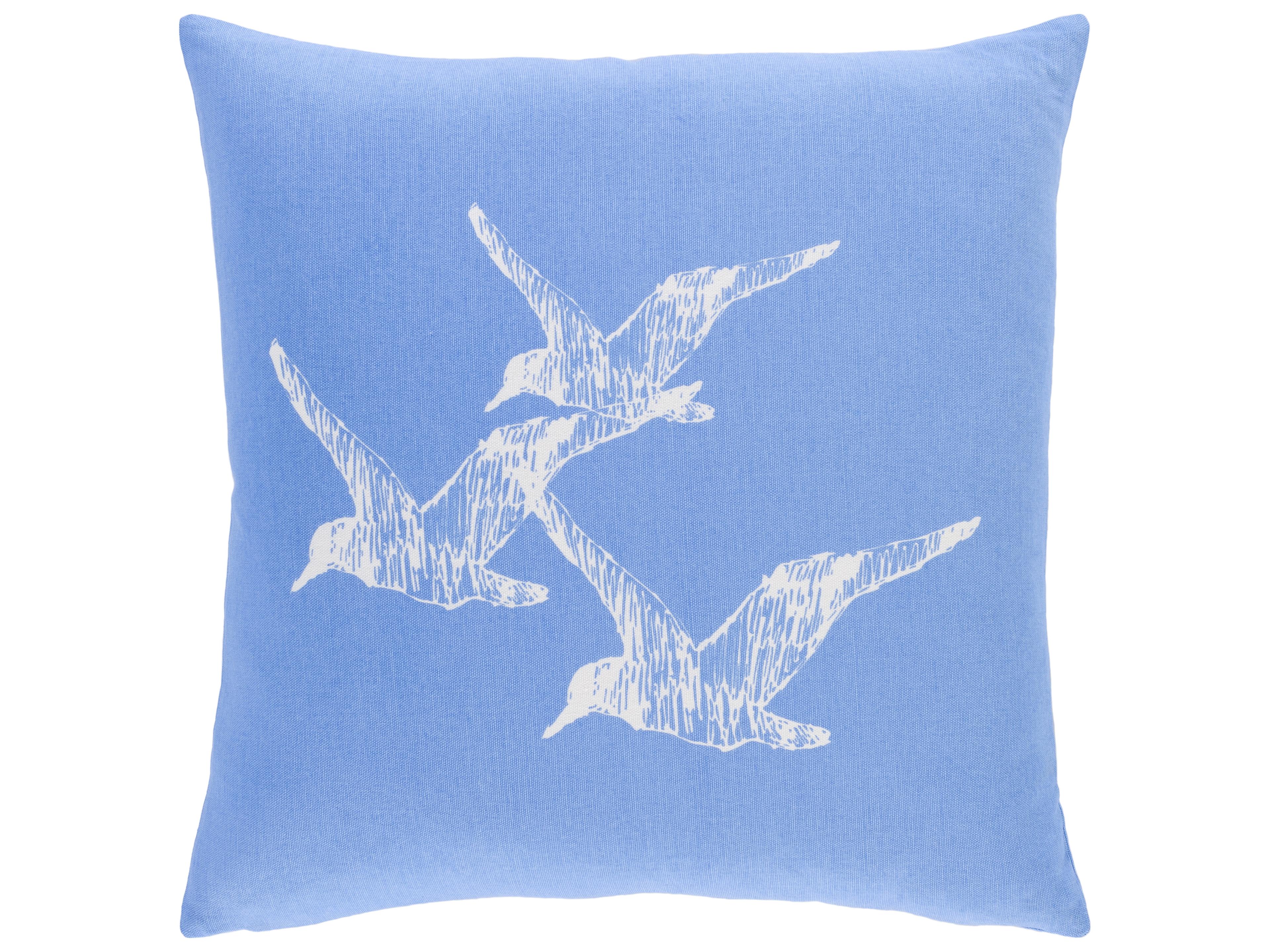 Sea Life Sky Blue Pillow