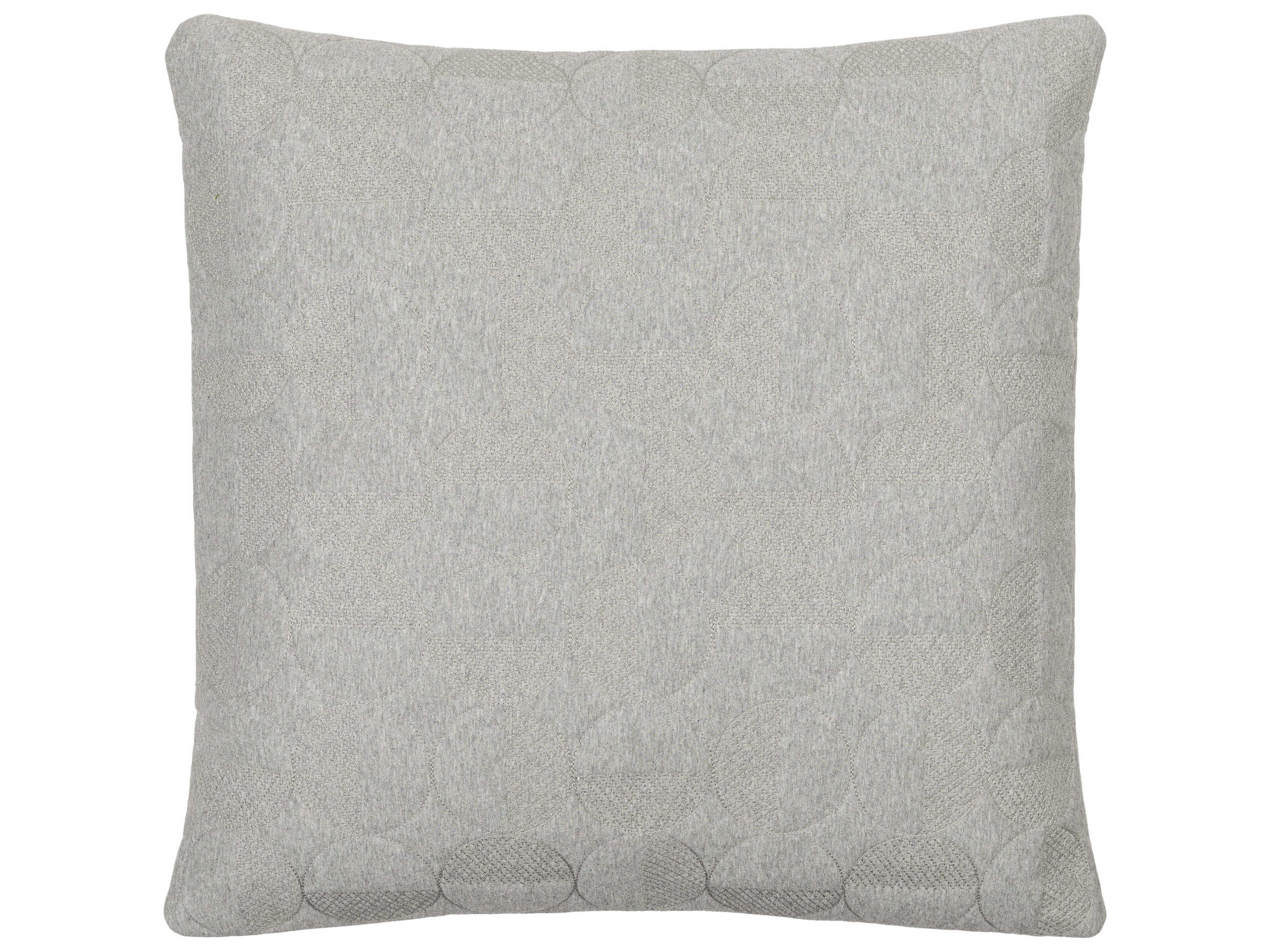 Surya Semicircle Pewter Pillow
