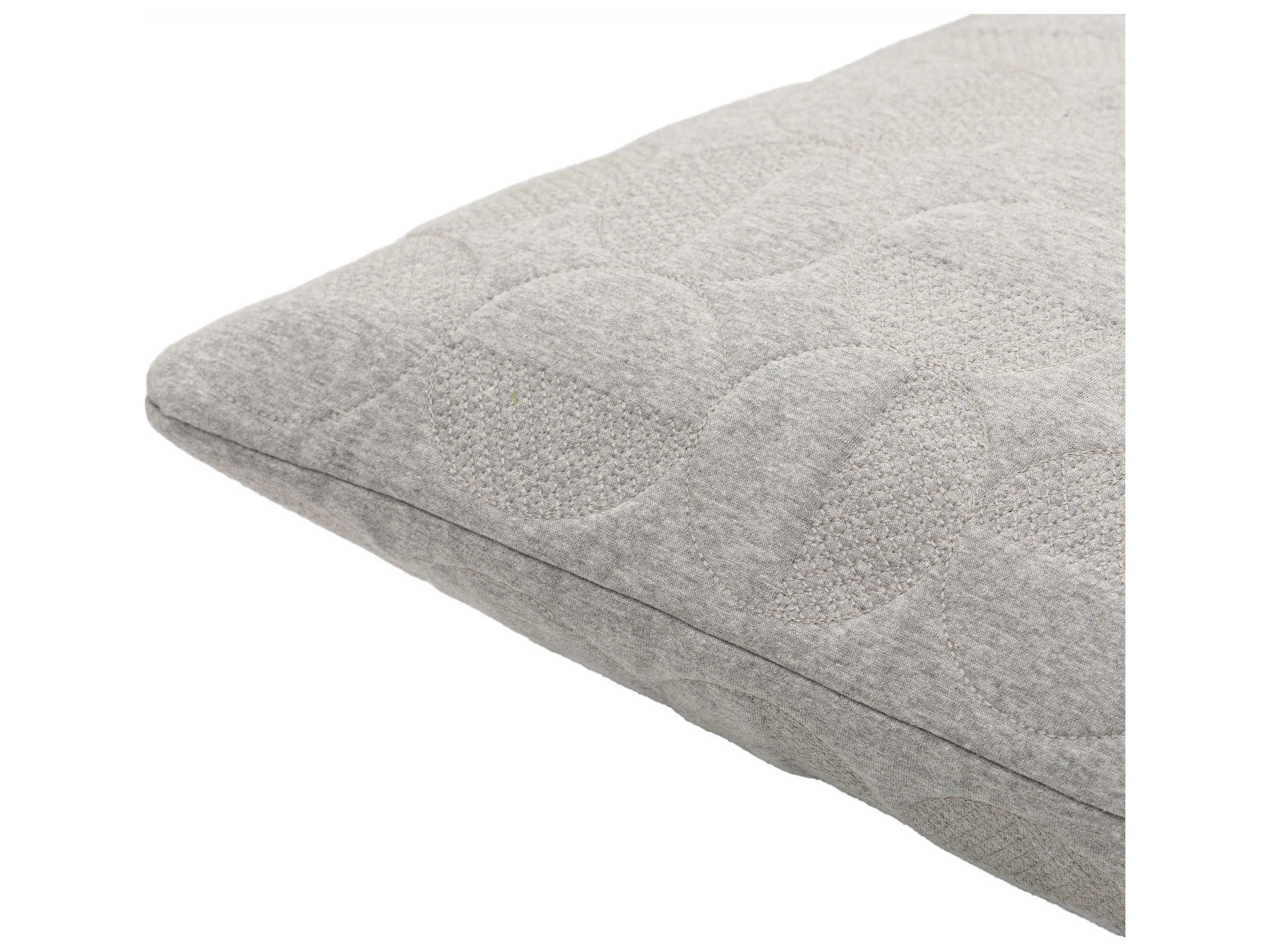 Surya Semicircle Pewter Pillow