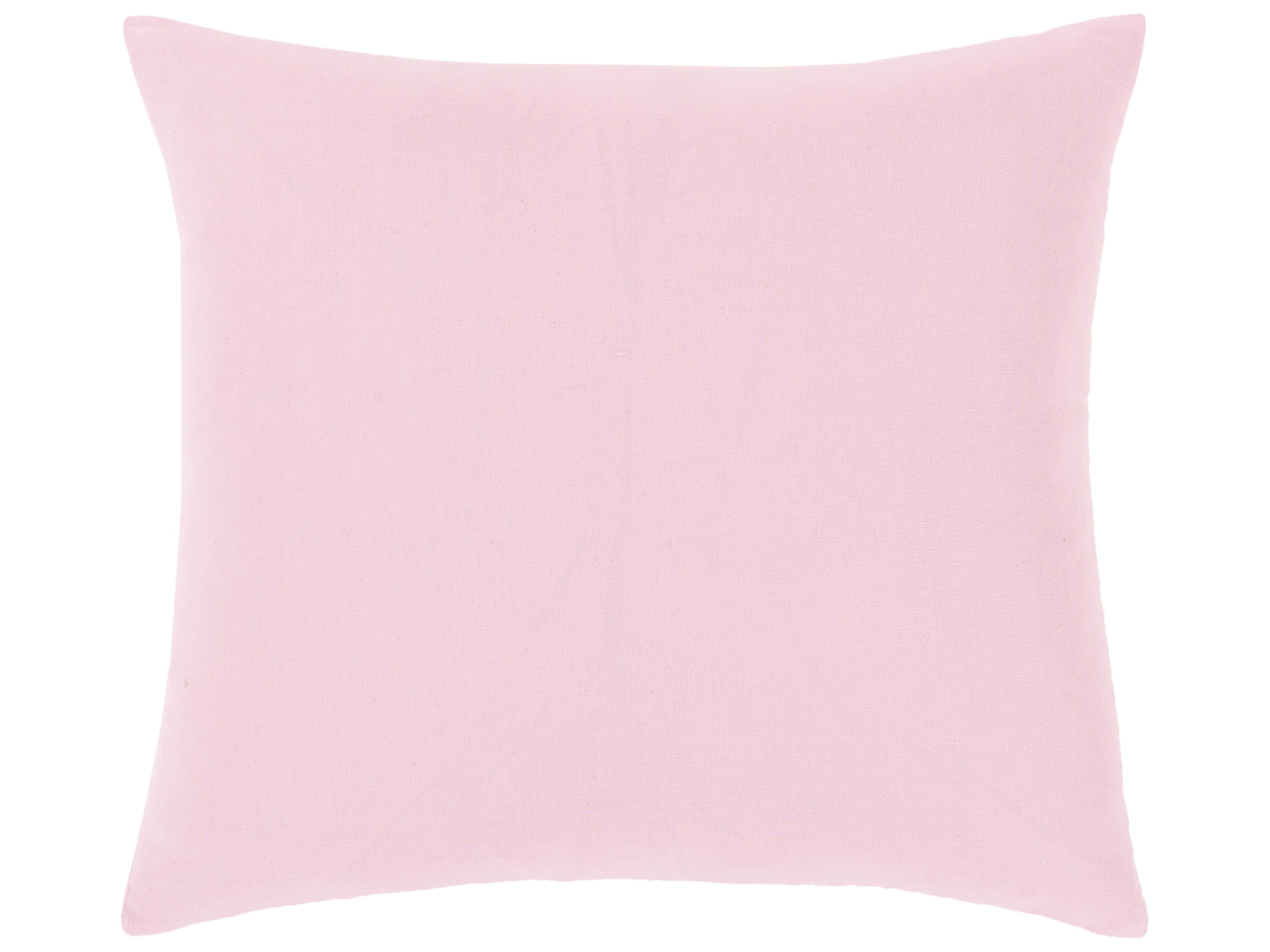 Surya Typography Light Pink Pillow