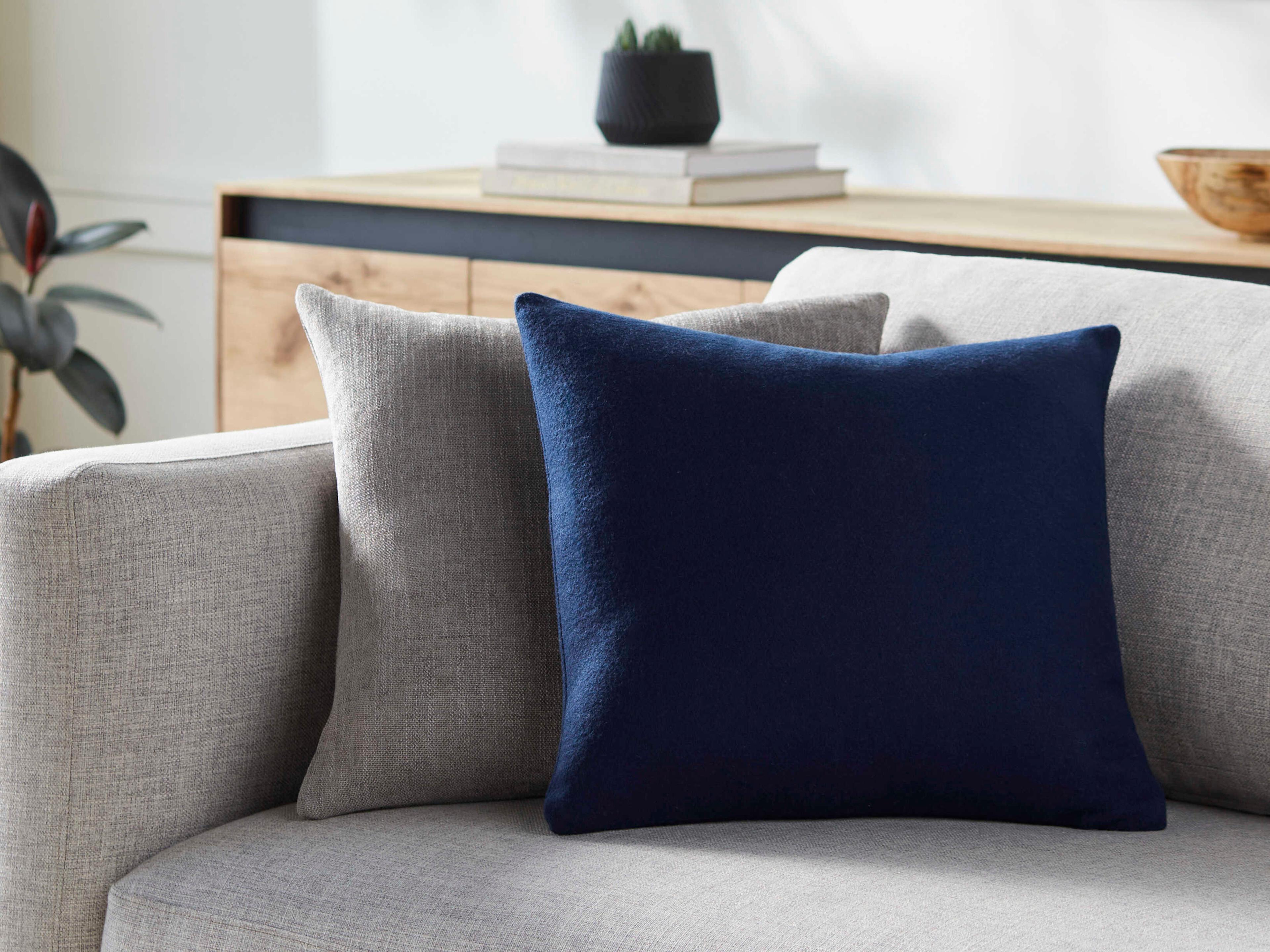 Surya Stirling Ink Blue Pillow