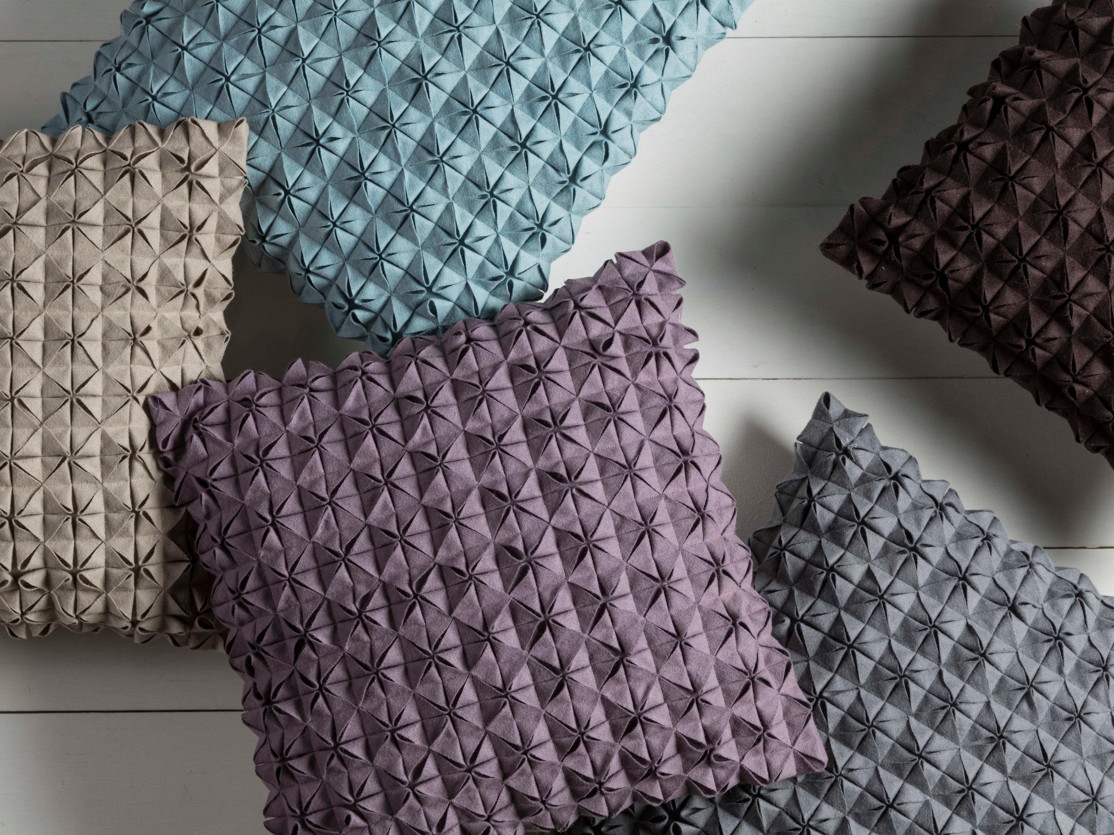 Surya Structure Gray Pillow