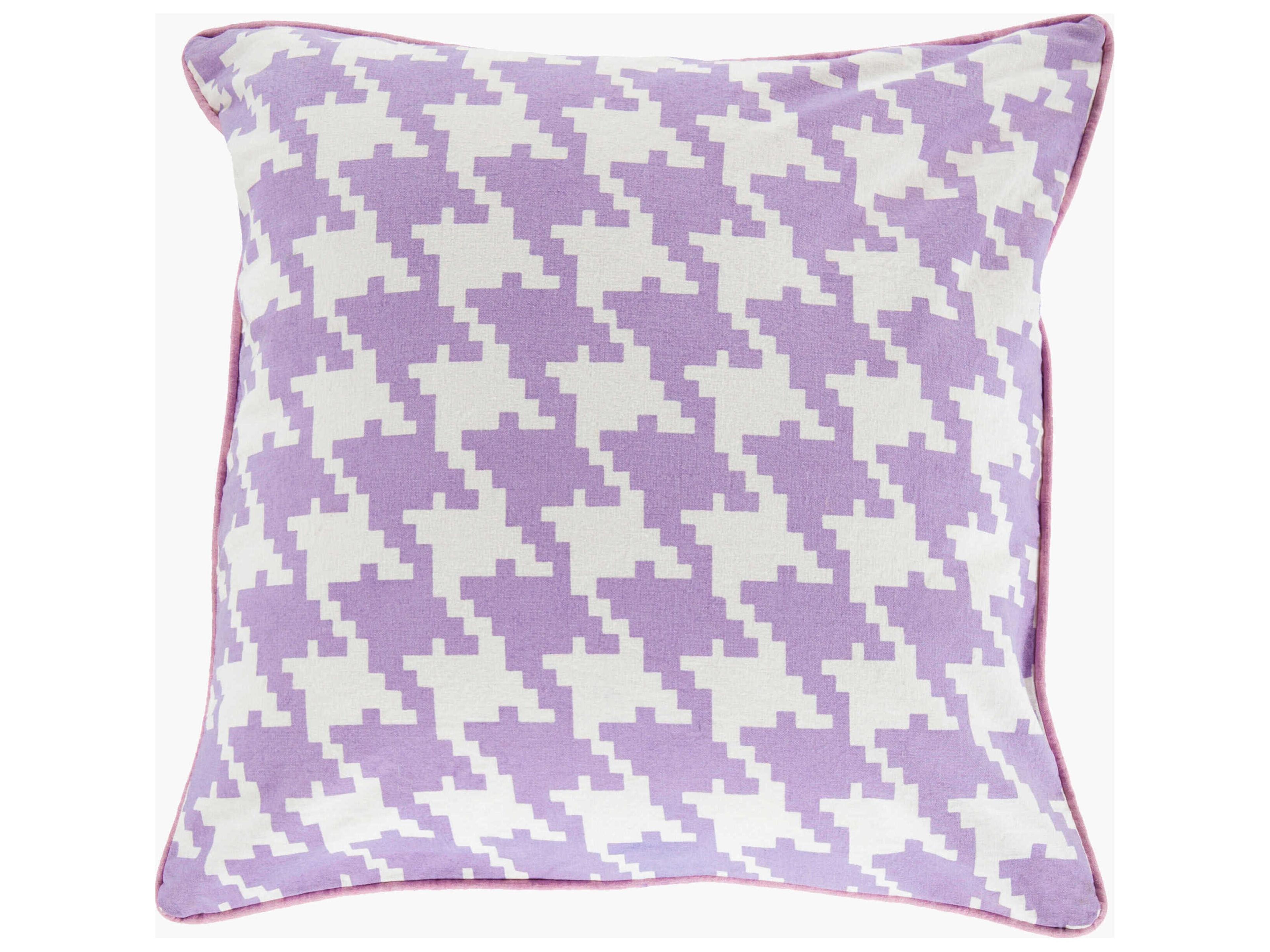 Houndstooth Lavender Pillow