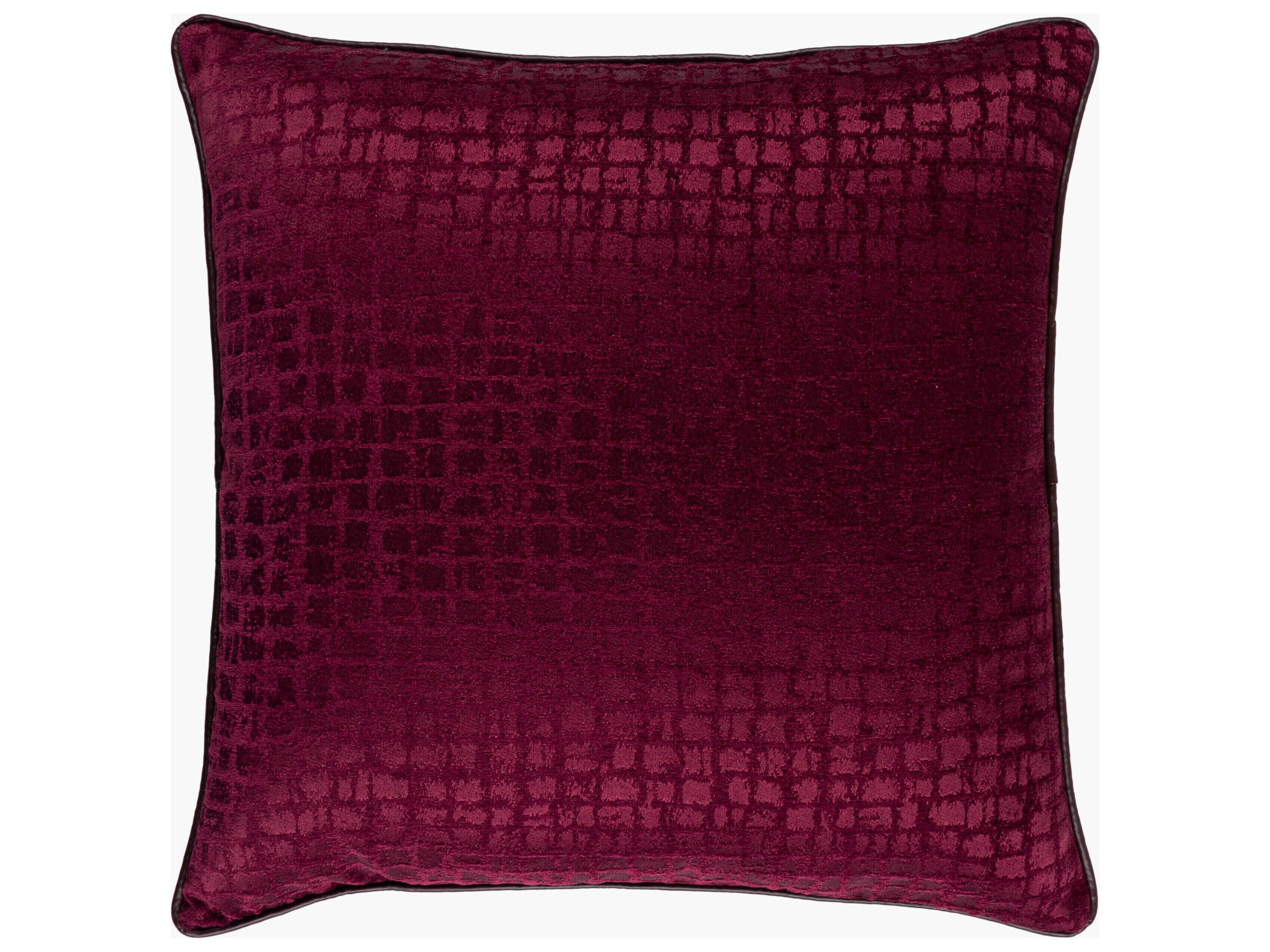 Tambi Burgundy / Dark Brown Pillow