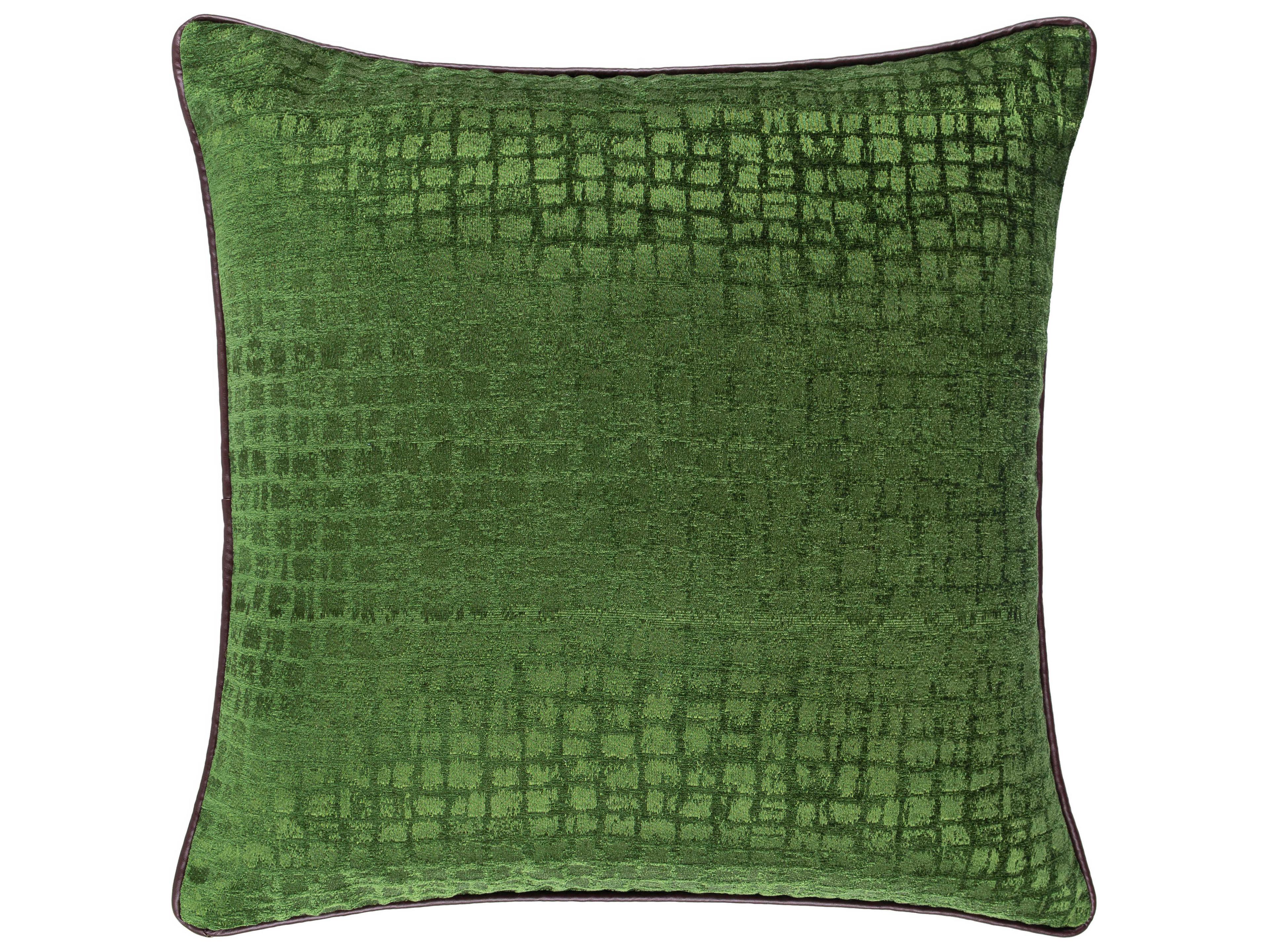 Tambi Medium Green / Dark Brown Pillow