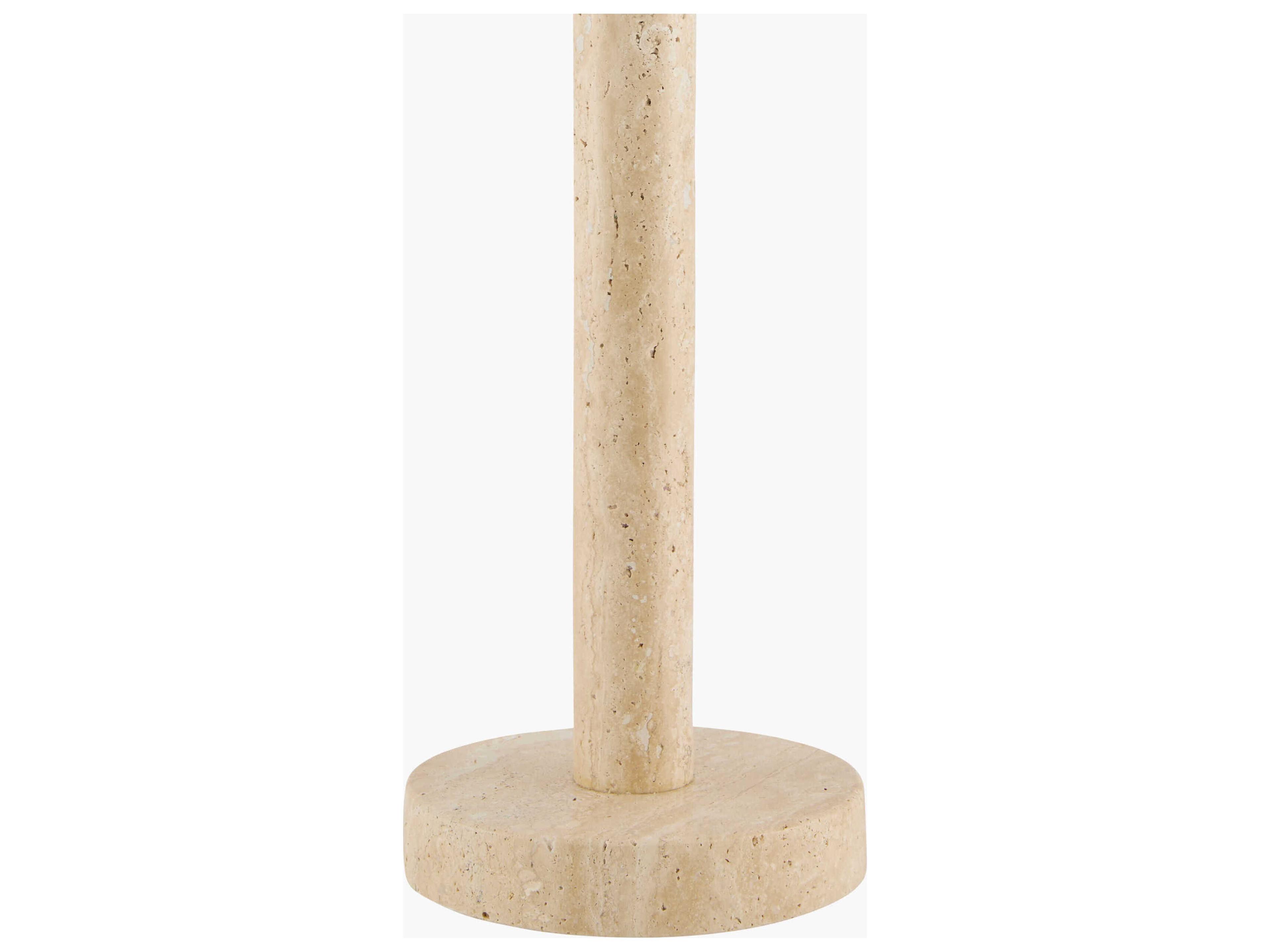 Surya Tobin Wheat Linen Off White Table Lamp