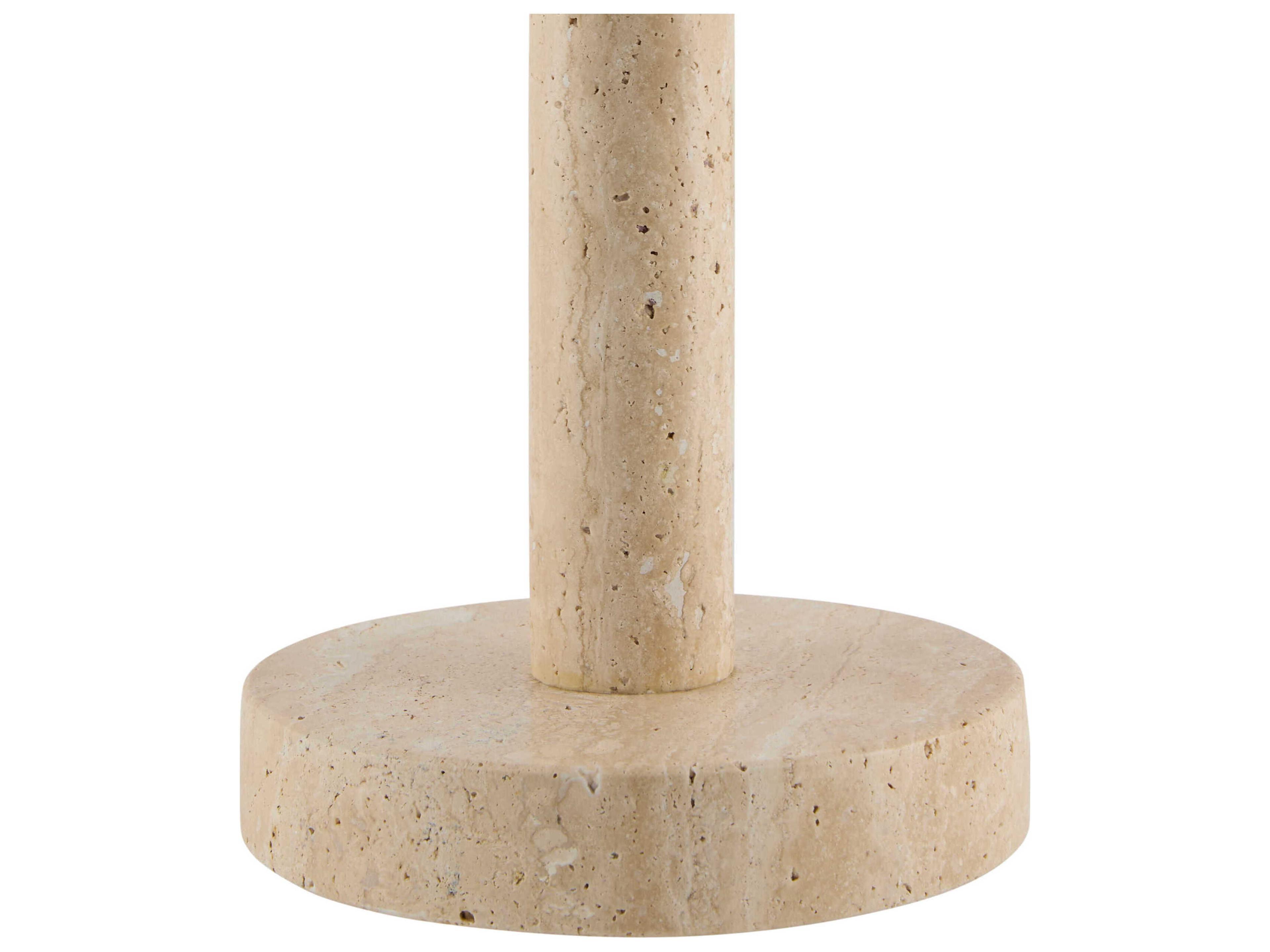 Surya Tobin Wheat Linen Off White Table Lamp