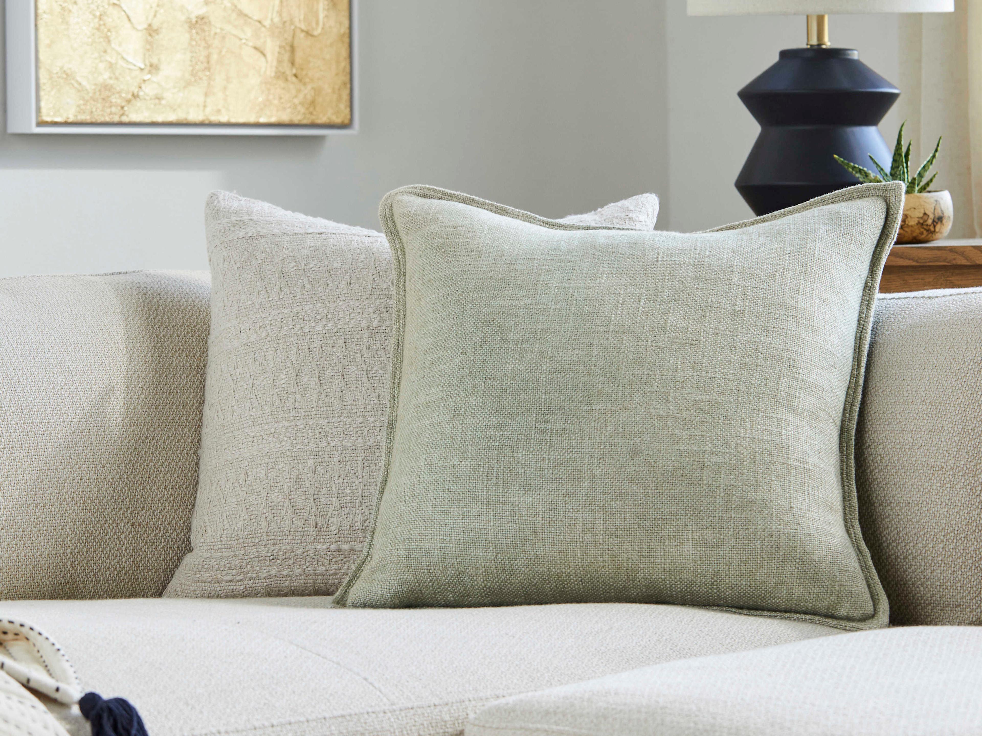 Surya Thurman Seafoam Pillow