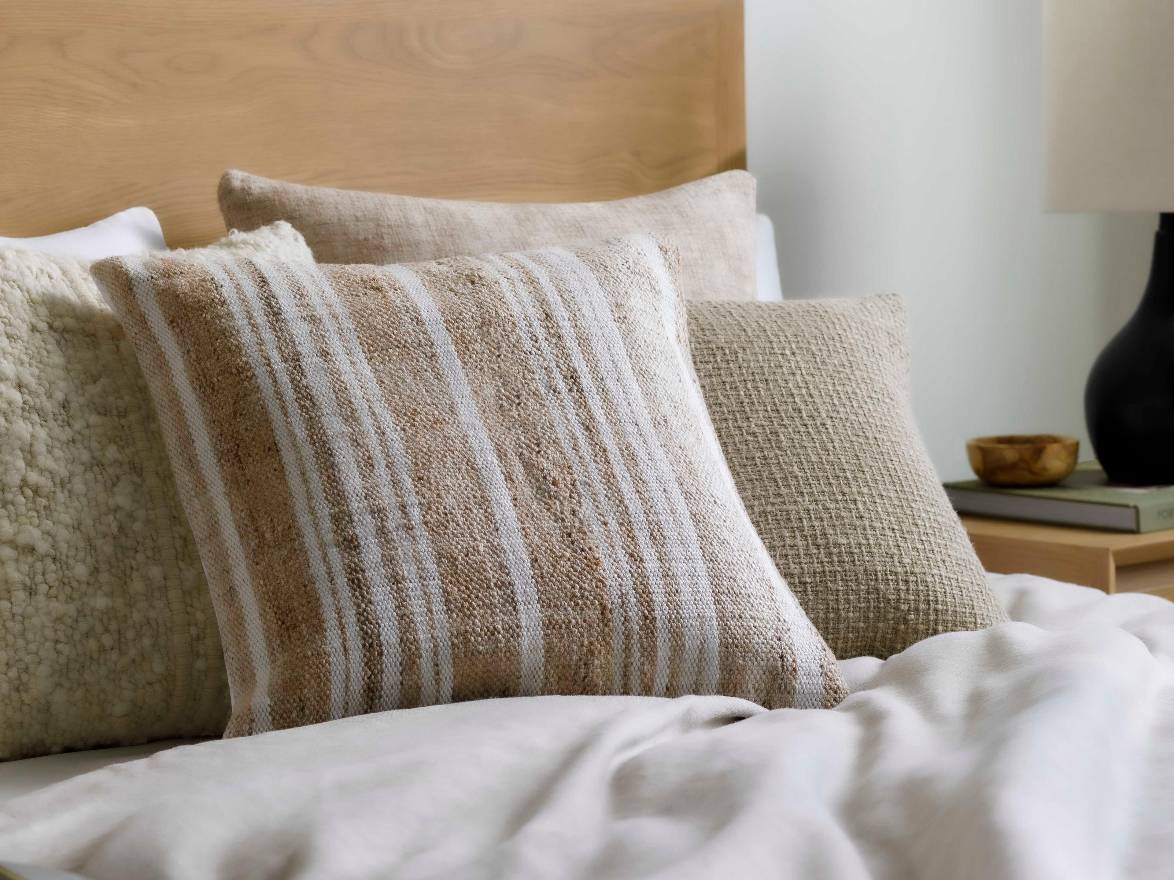 Surya Terrain Tan Pillow