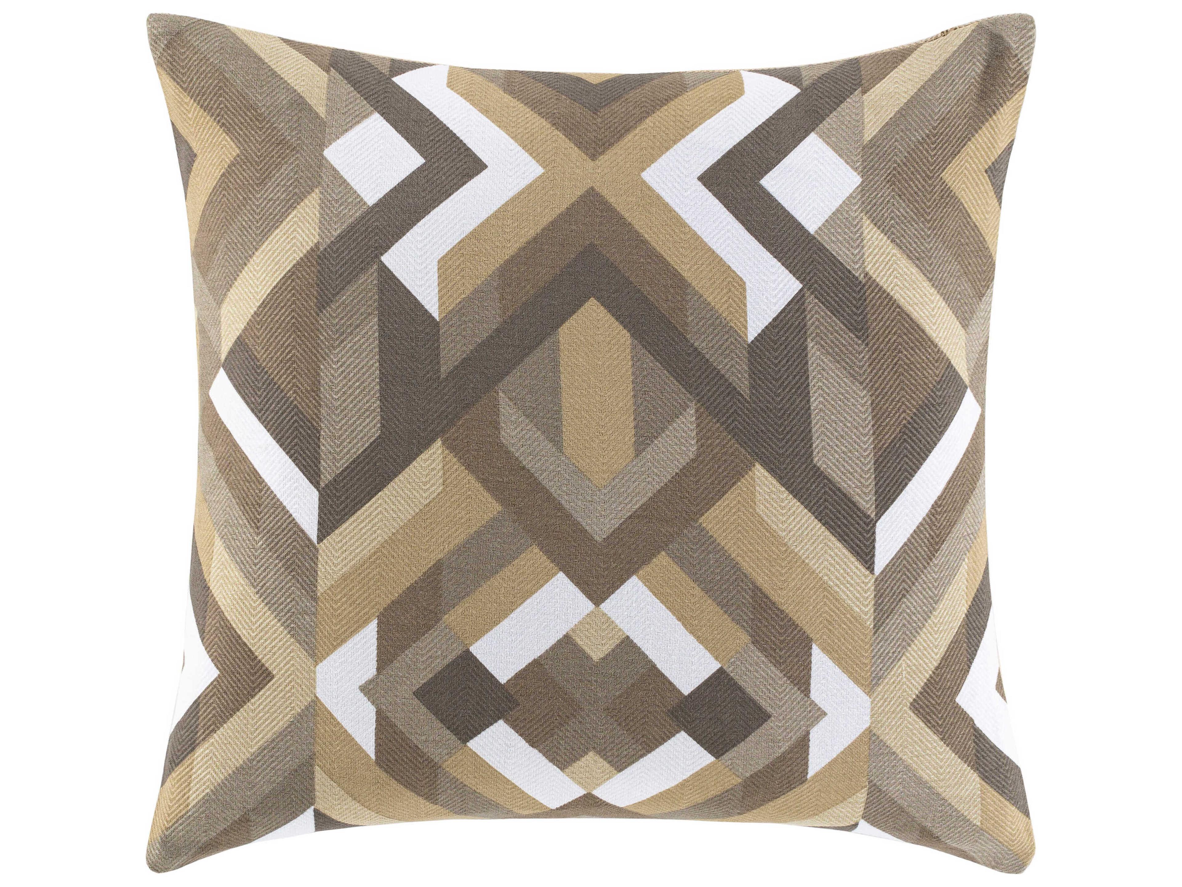 Teori White / Light Gray / Charcoal Pillow