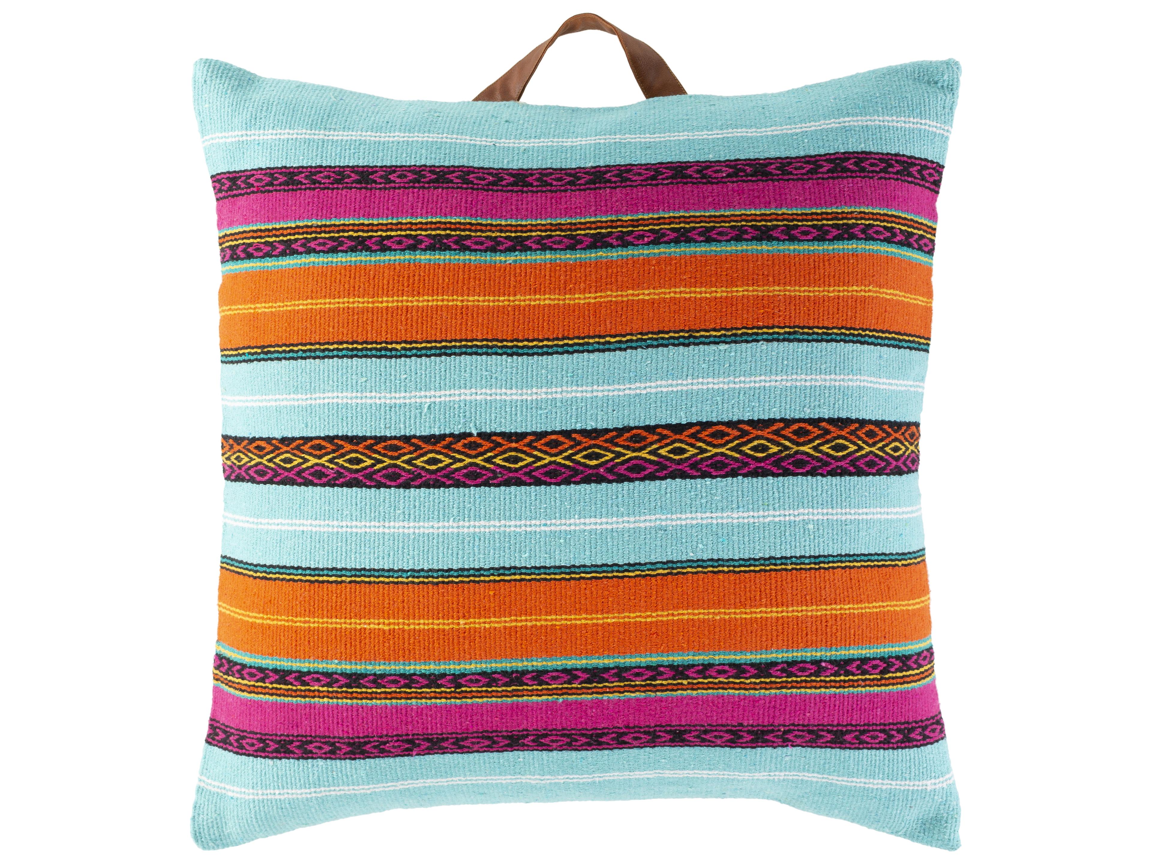 Surya Toluca Aqua Pillow