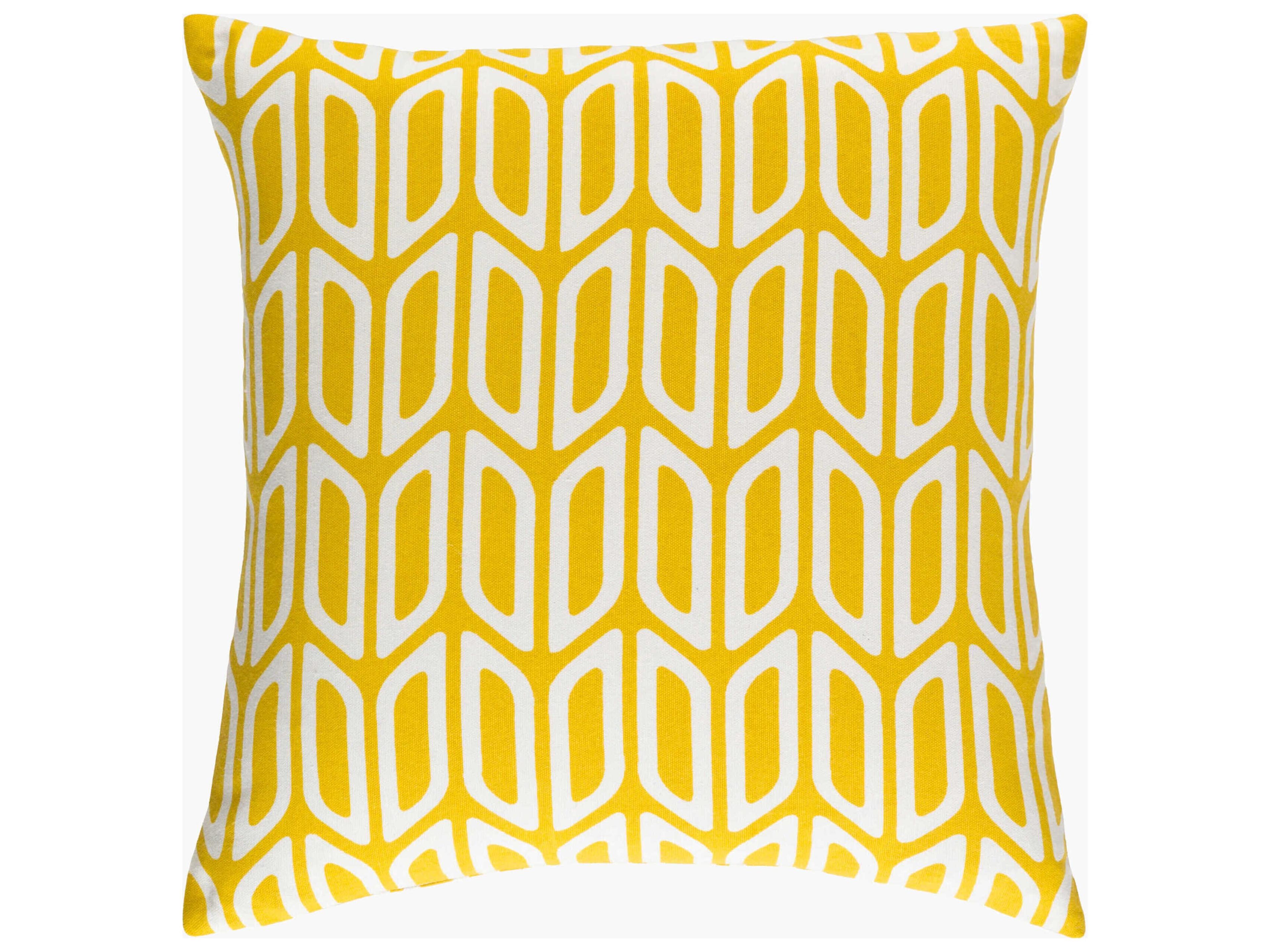 Trudy Mustard / Cream Pillow