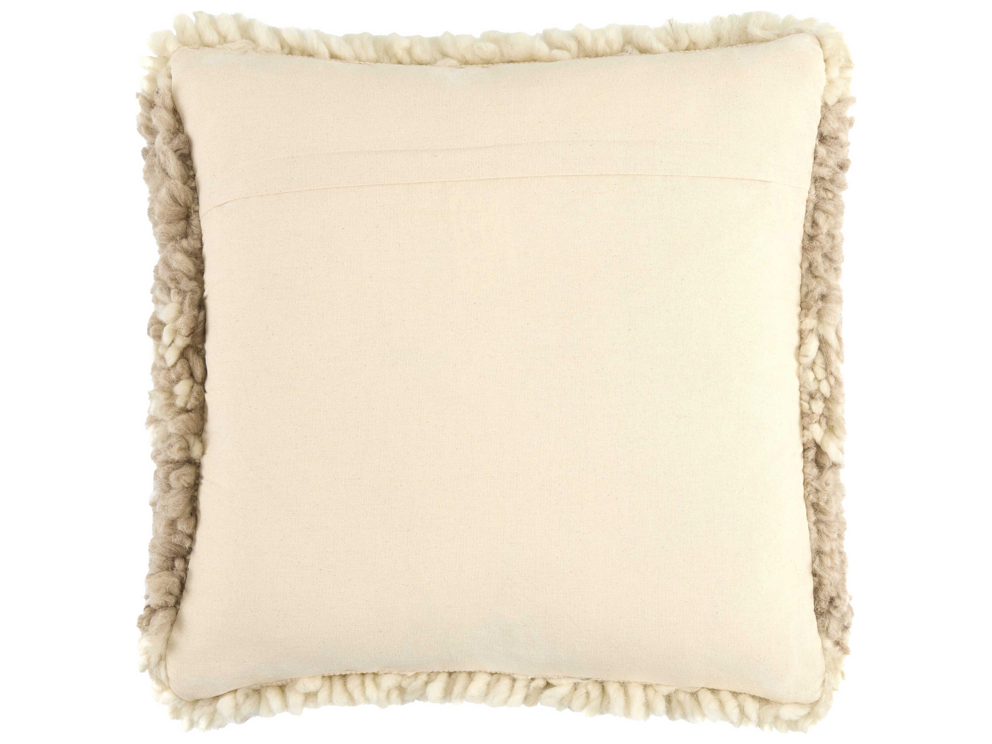 Surya Lucas Beige Pillow