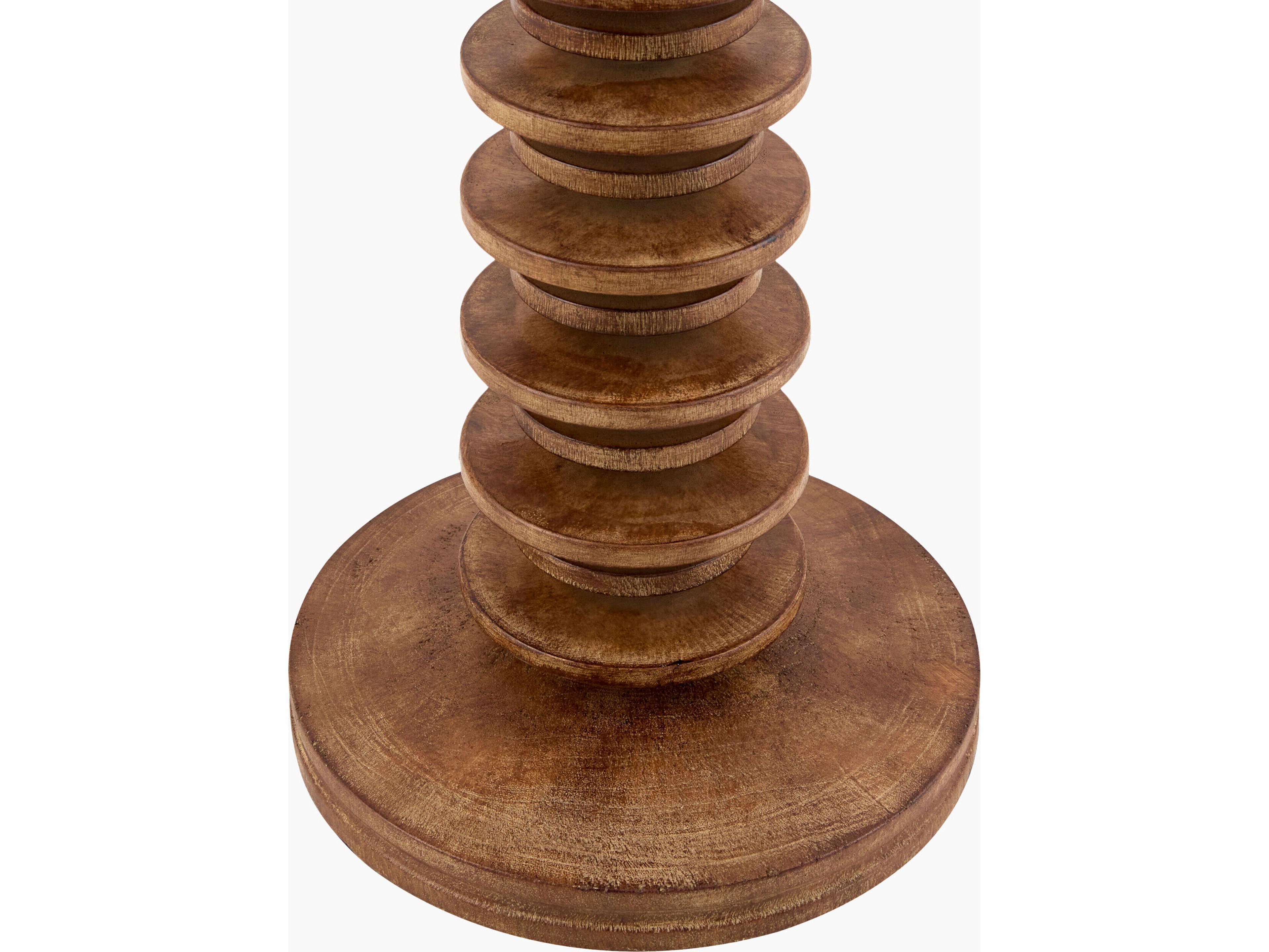 Surya Ukwi Brown Seagrass Floor Lamp