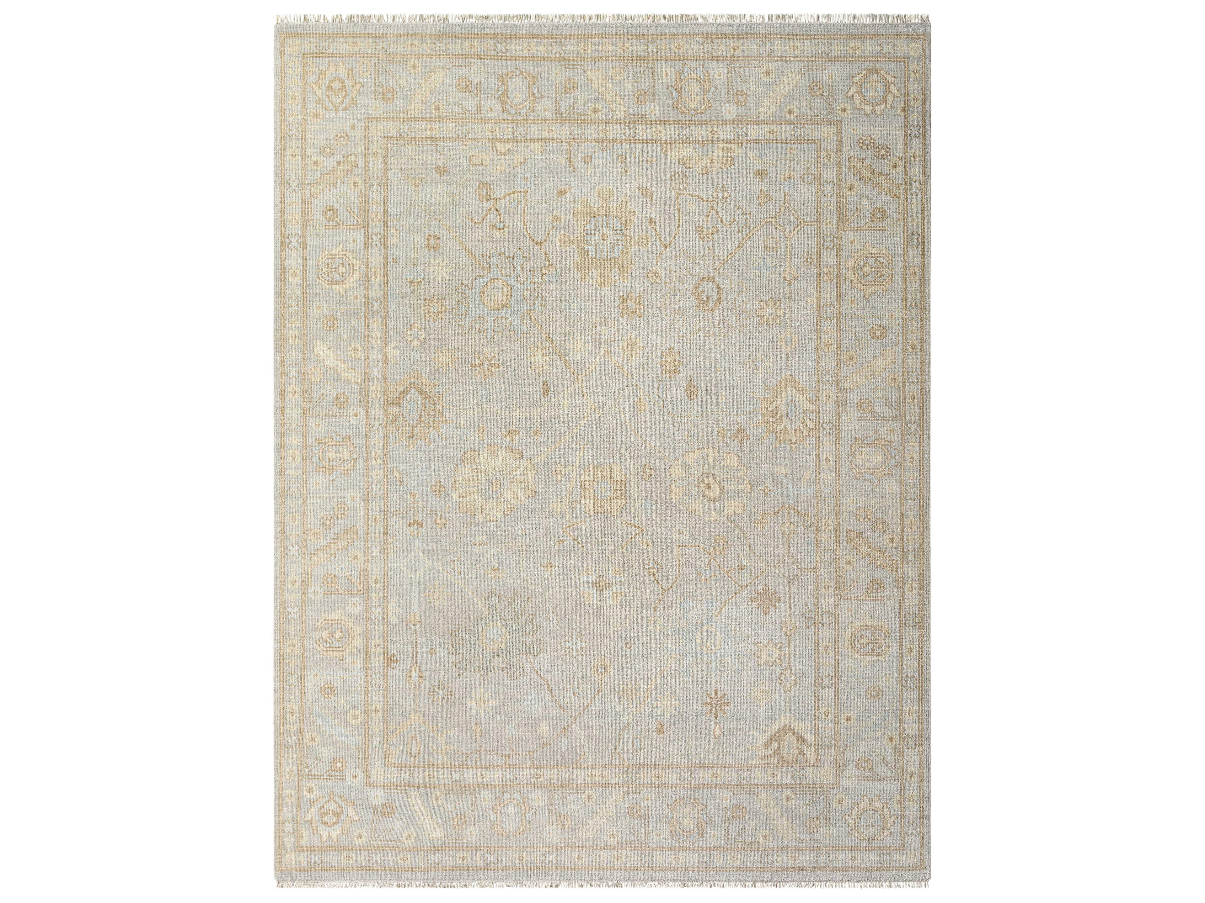 Ushak Bordered Area Rug