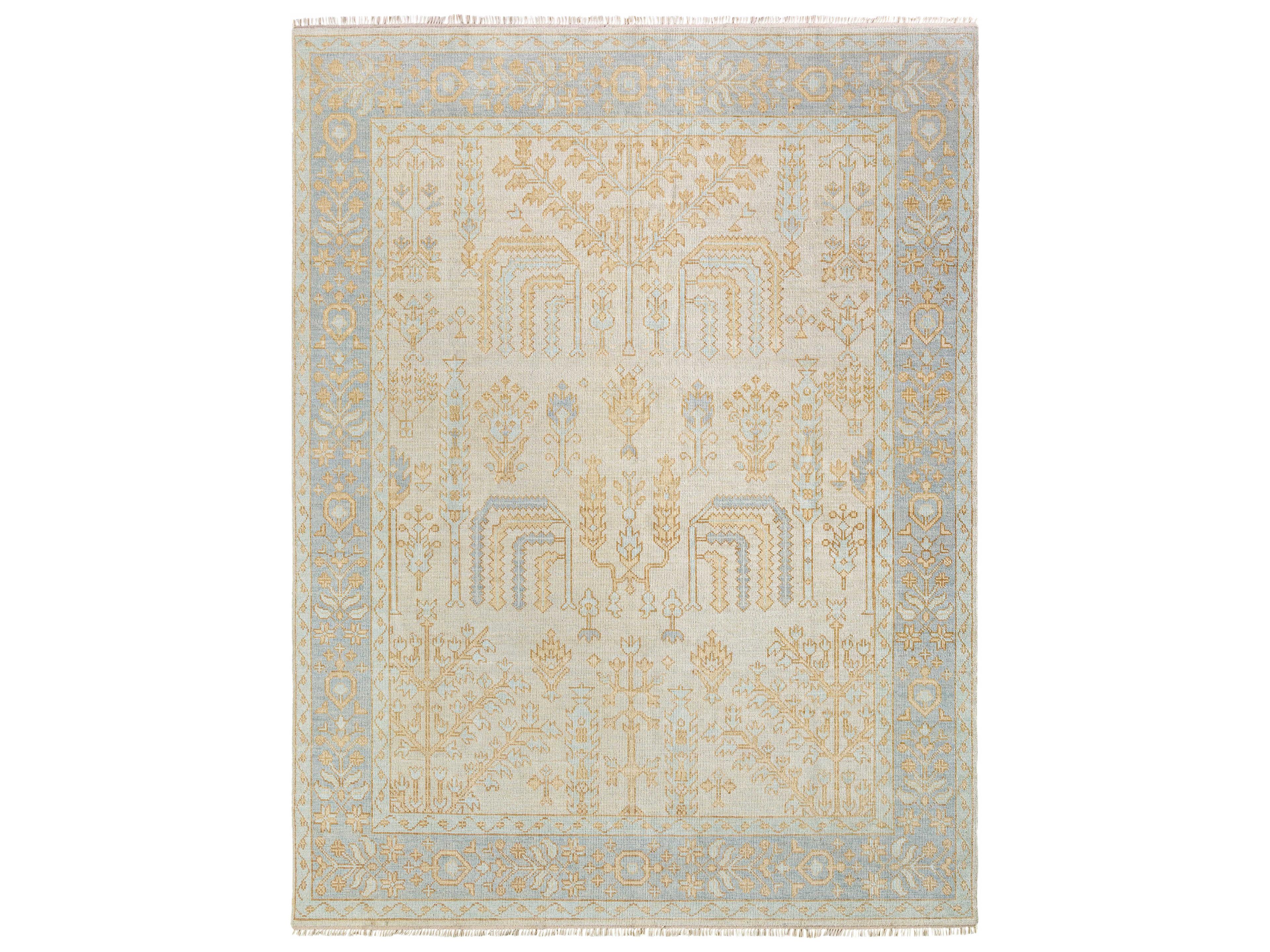 Ushak Bordered Area Rug